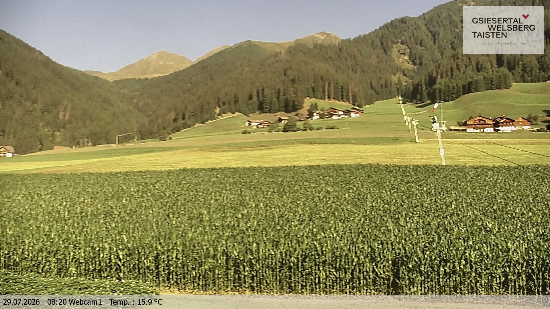 Archiv Foto Webcam Binter Höfe – St. Magdalena, Gsiesertal (Südtirol)