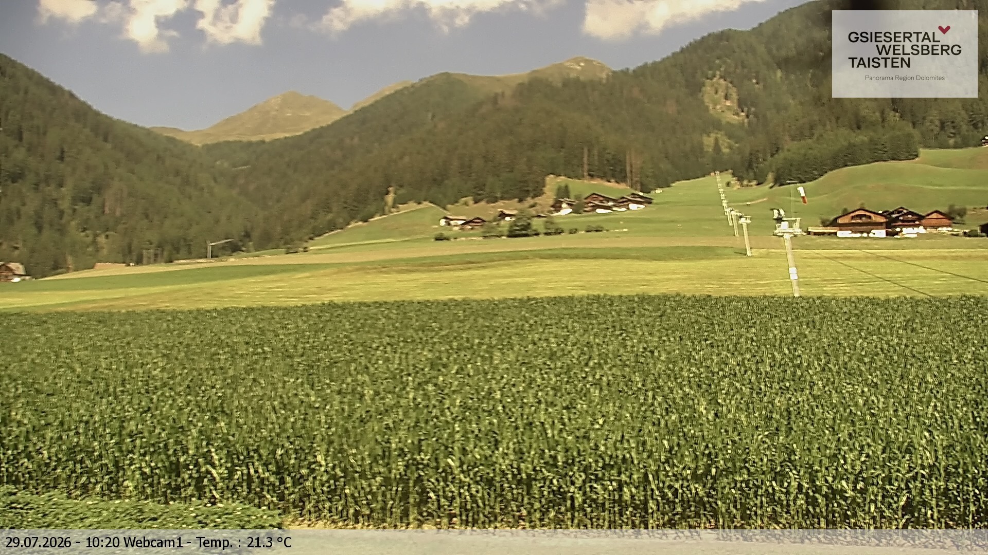 Archiv Foto Webcam Binter Höfe – St. Magdalena, Gsiesertal (Südtirol)