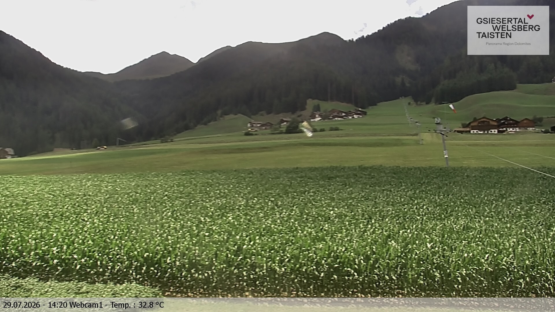 Archiv Foto Webcam Binter Höfe – St. Magdalena, Gsiesertal (Südtirol)