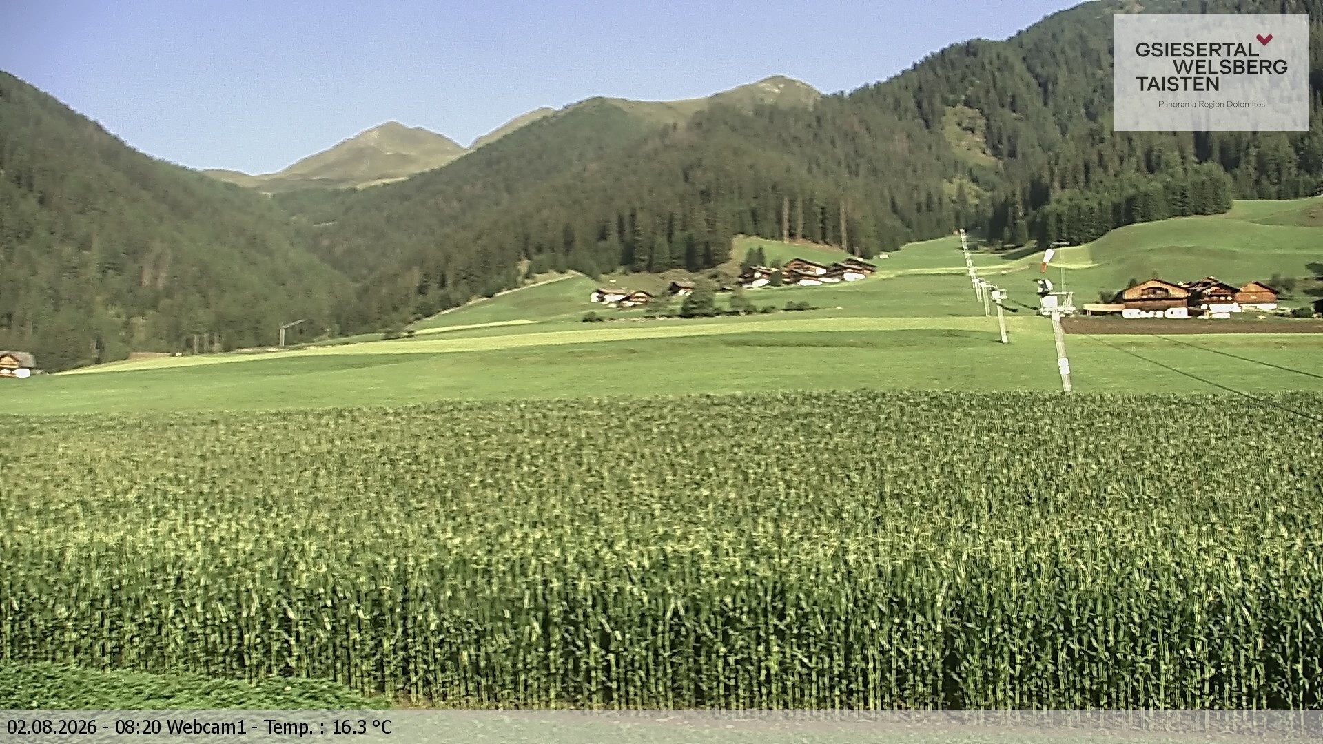 Archiv Foto Webcam Binter Höfe – St. Magdalena, Gsiesertal (Südtirol)