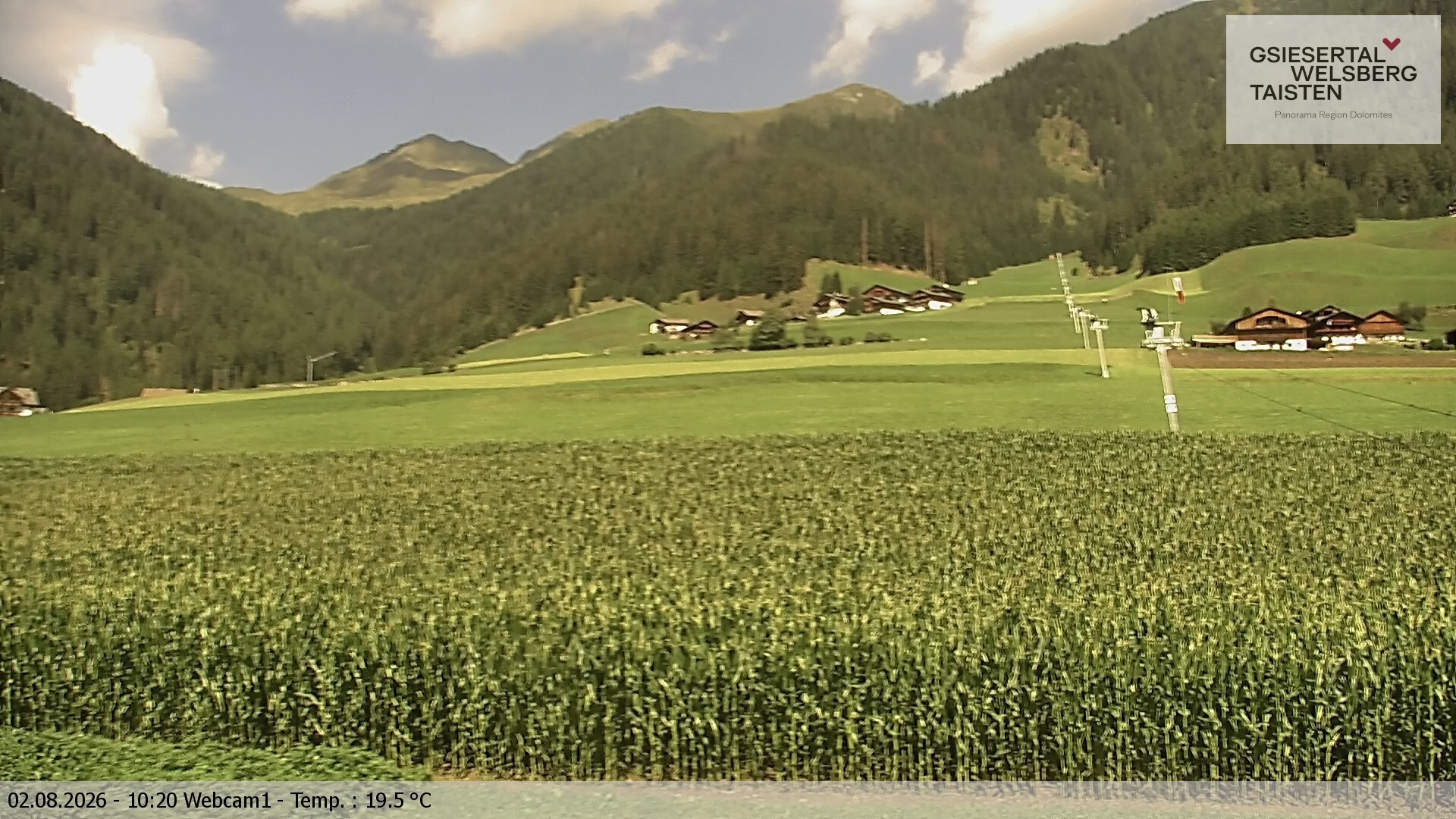 Archiv Foto Webcam Binter Höfe – St. Magdalena, Gsiesertal (Südtirol)