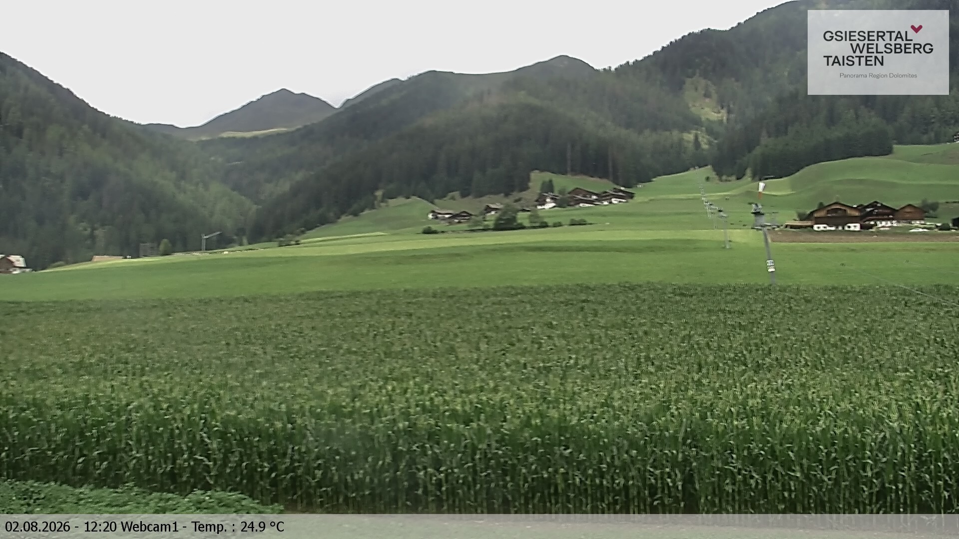 Archiv Foto Webcam Binter Höfe – St. Magdalena, Gsiesertal (Südtirol)
