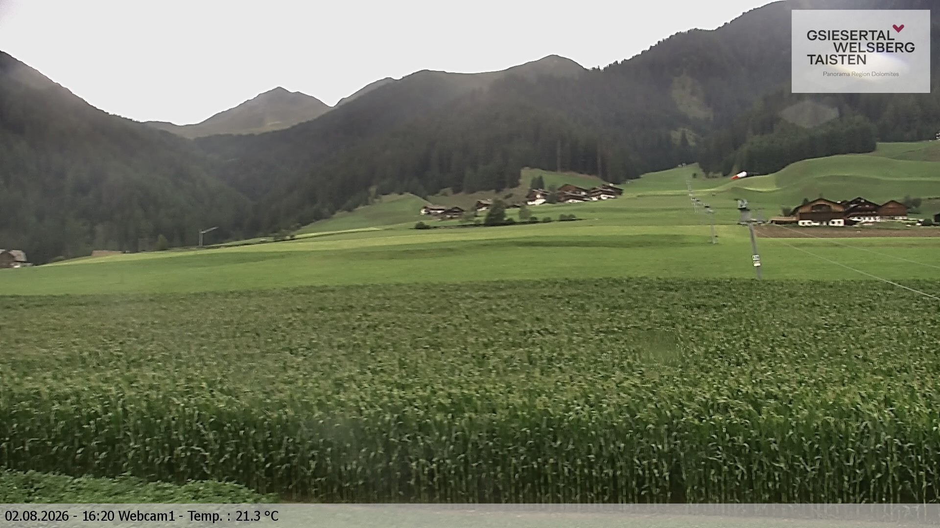 Archiv Foto Webcam Binter Höfe – St. Magdalena, Gsiesertal (Südtirol)