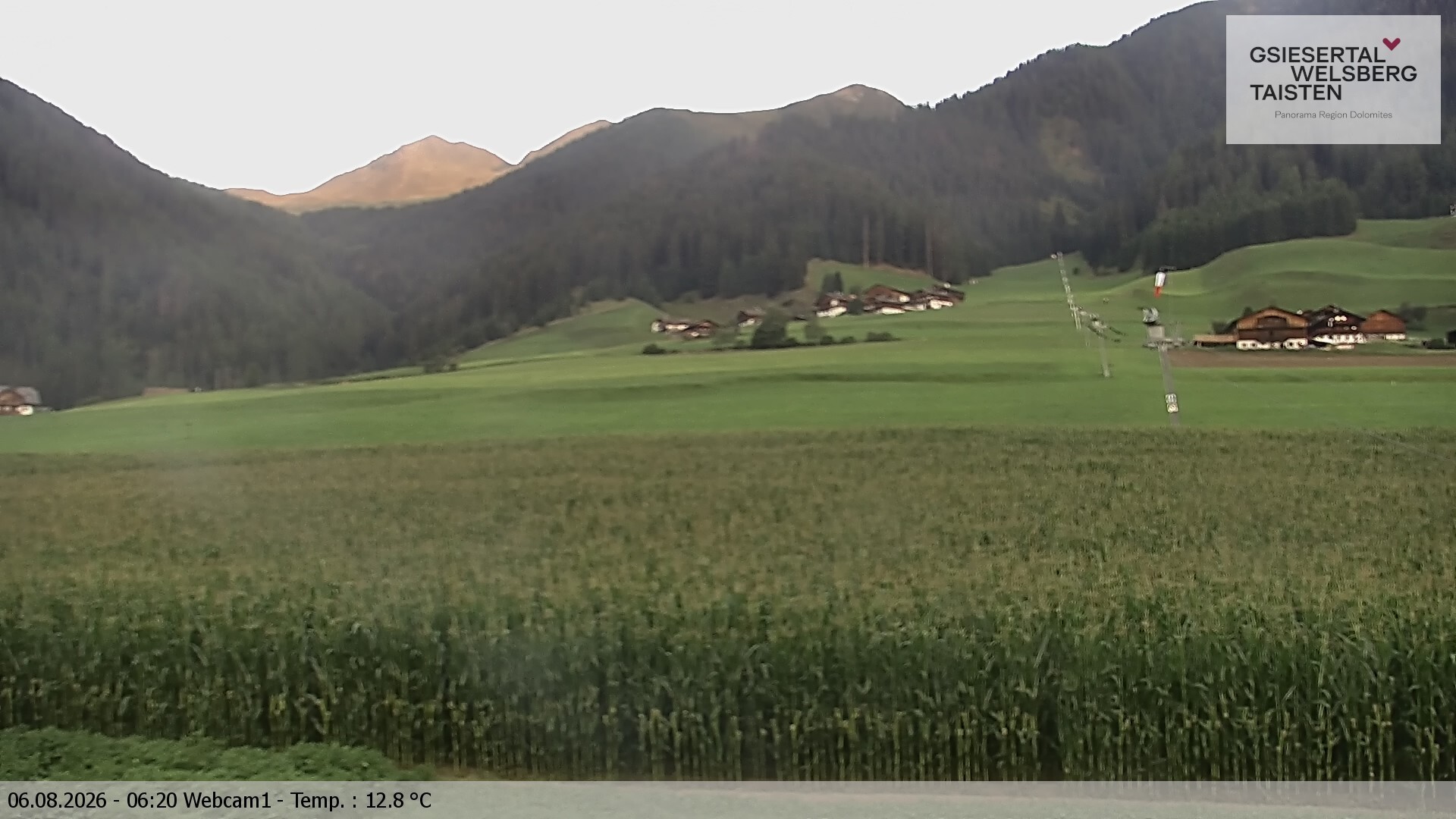 Archiv Foto Webcam Binter Höfe – St. Magdalena, Gsiesertal (Südtirol)