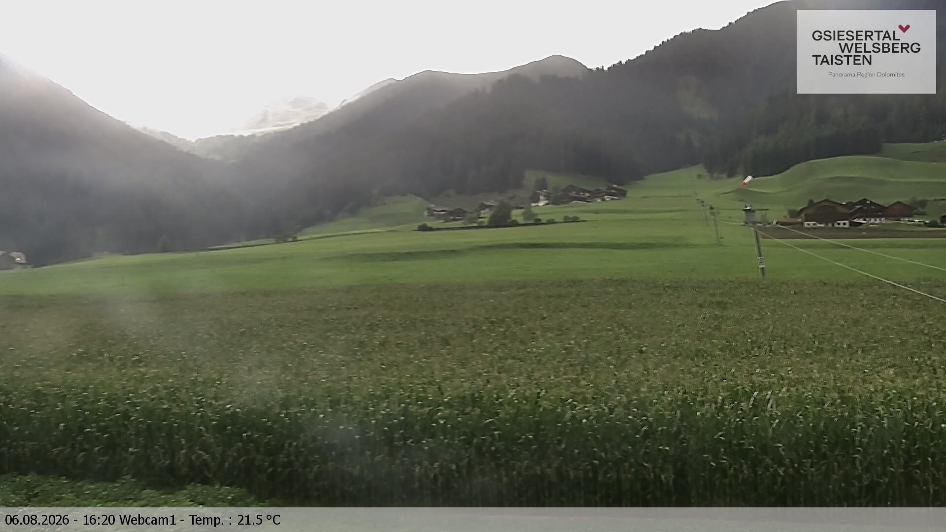 Archiv Foto Webcam Binter Höfe – St. Magdalena, Gsiesertal (Südtirol)