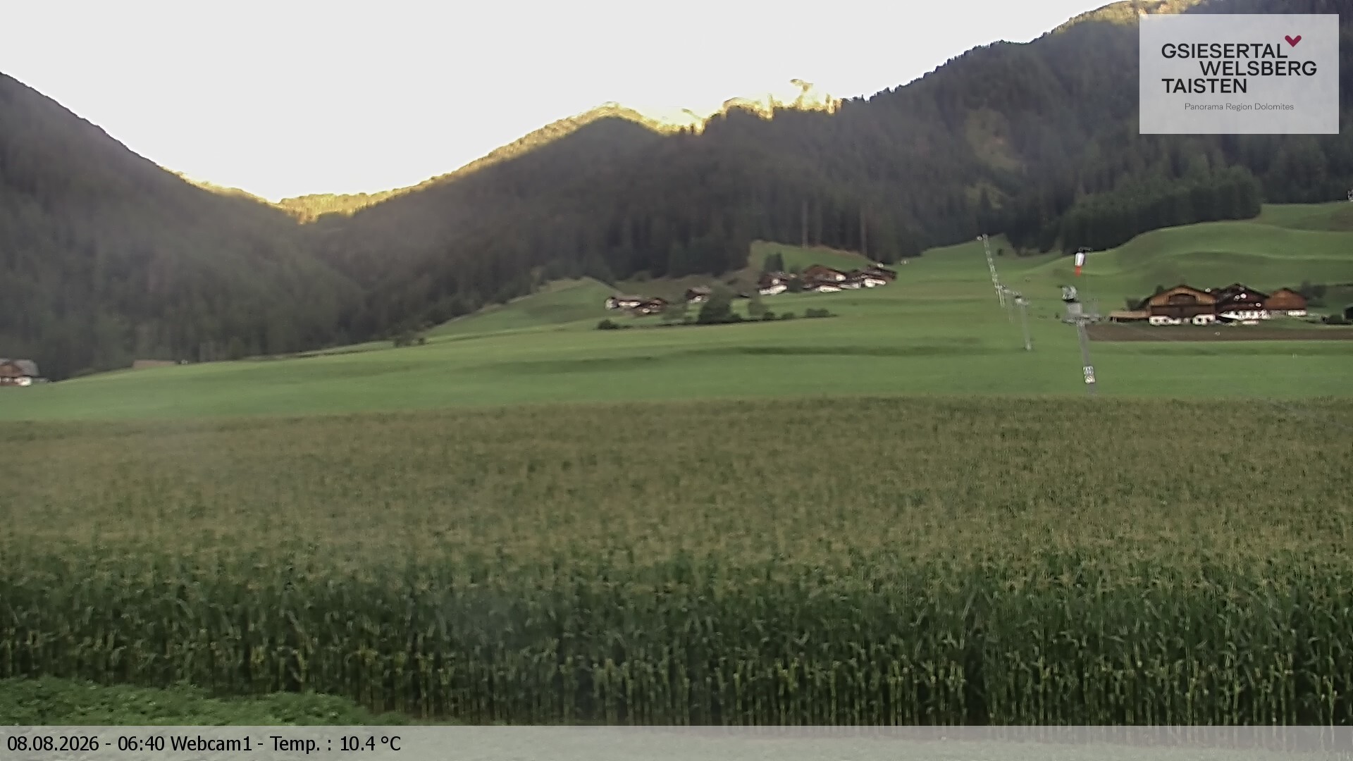 Archiv Foto Webcam Binter Höfe – St. Magdalena, Gsiesertal (Südtirol)