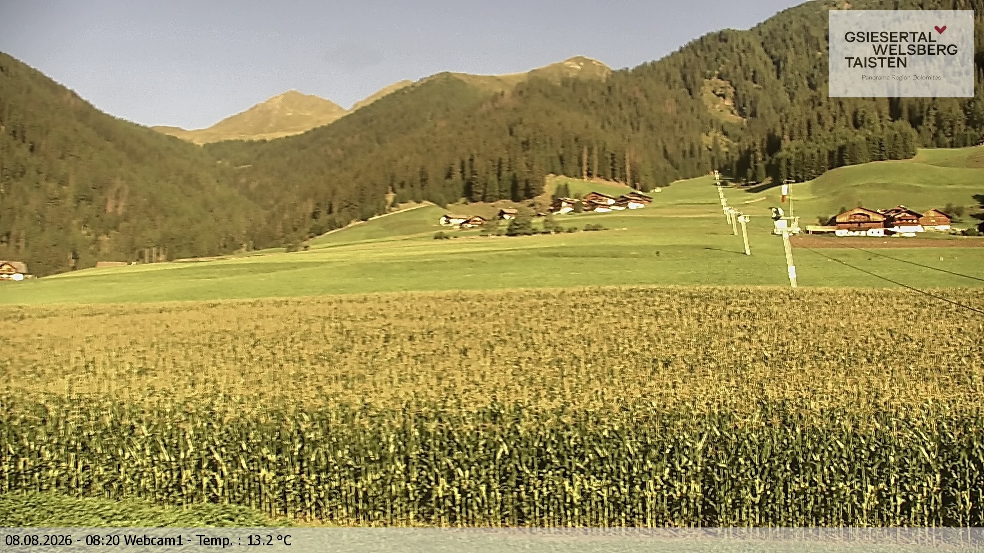 Archiv Foto Webcam Binter Höfe – St. Magdalena, Gsiesertal (Südtirol)