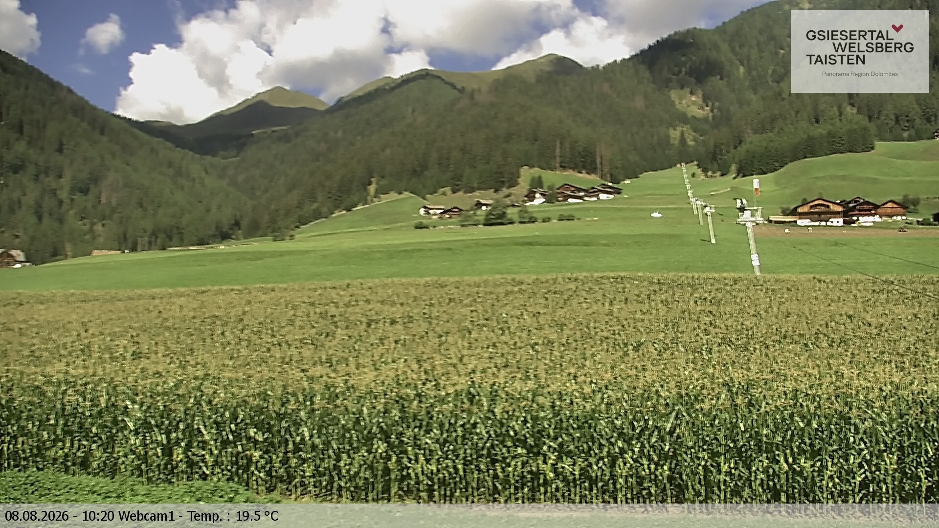 Archiv Foto Webcam Binter Höfe – St. Magdalena, Gsiesertal (Südtirol)