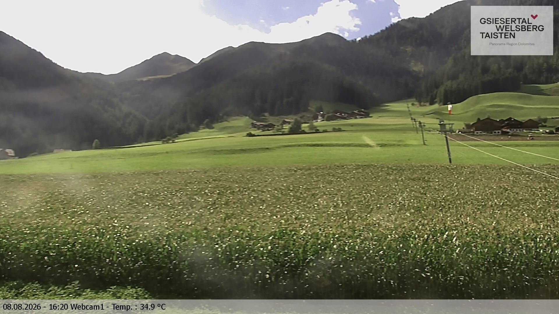 Archiv Foto Webcam Binter Höfe – St. Magdalena, Gsiesertal (Südtirol)