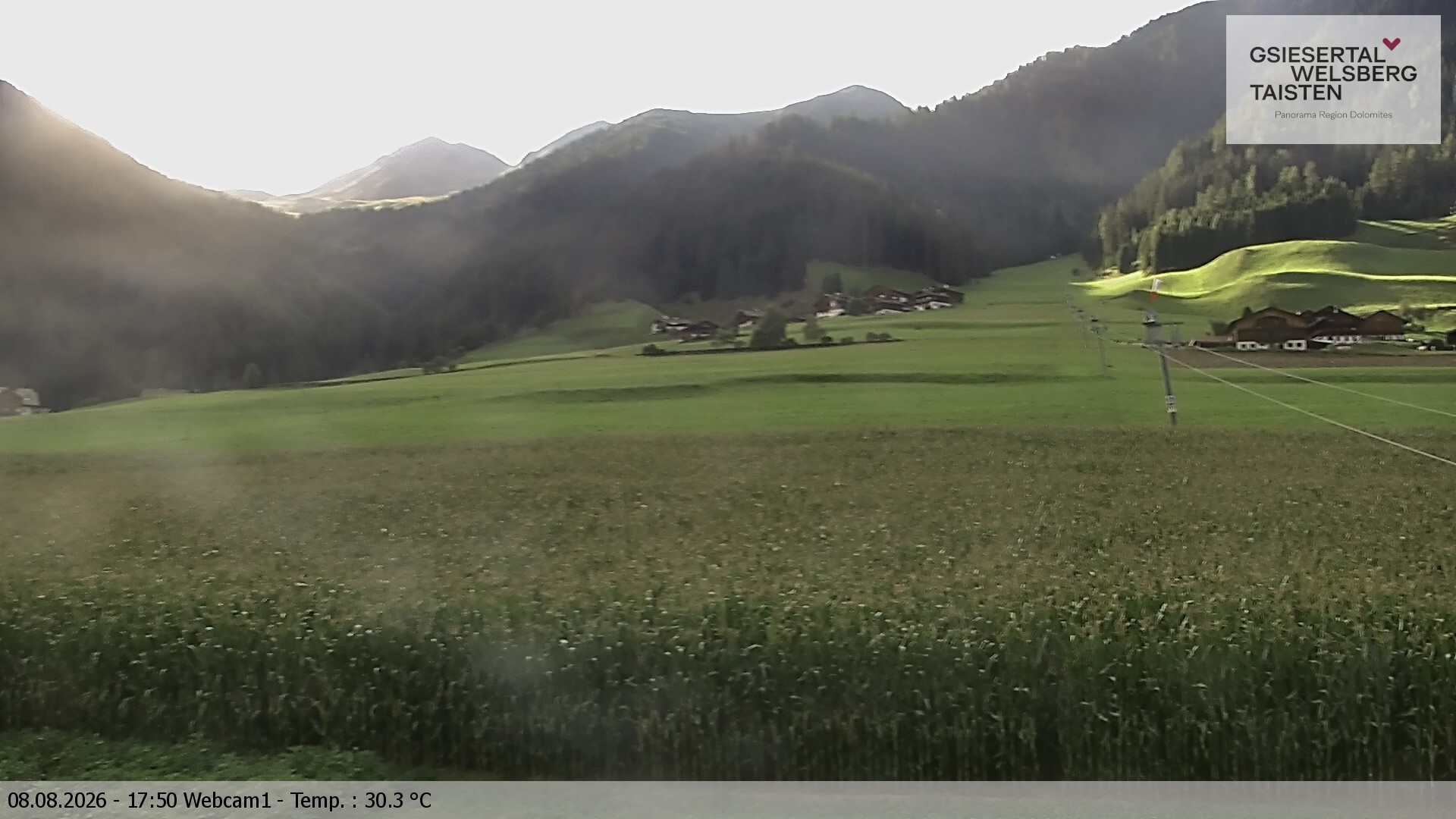 Archiv Foto Webcam Binter Höfe – St. Magdalena, Gsiesertal (Südtirol)