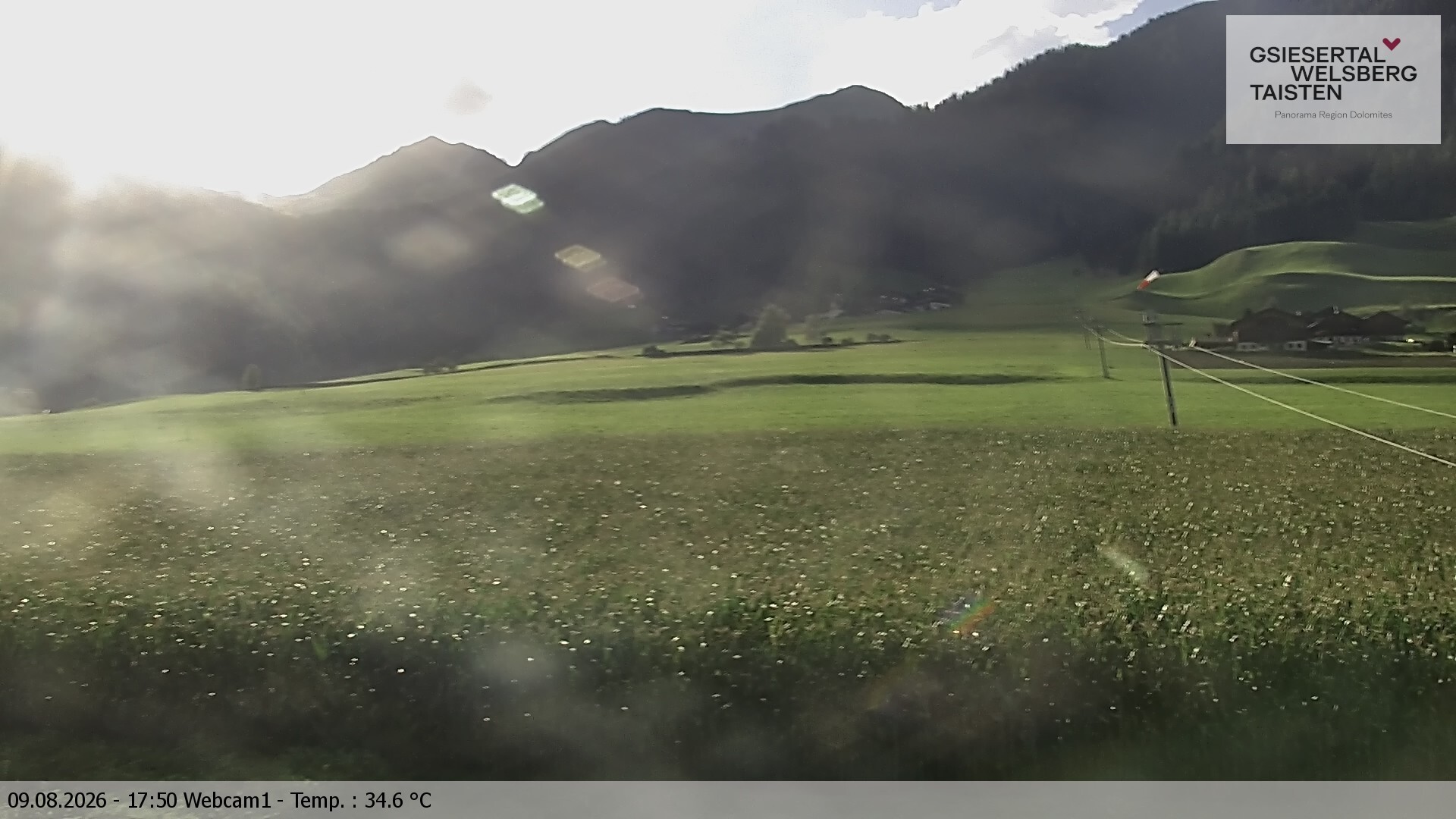 Archived image Webcam Binter – St. Magdalena, Gsiesertal (Südtirol)