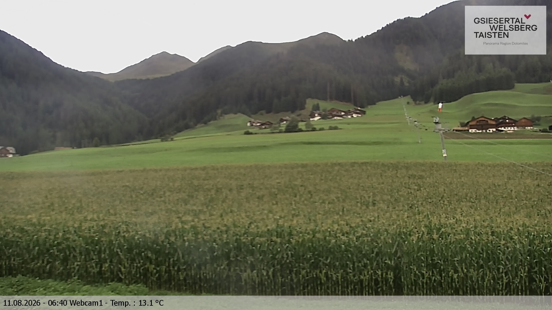 Archiv Foto Webcam Binter Höfe – St. Magdalena, Gsiesertal (Südtirol)