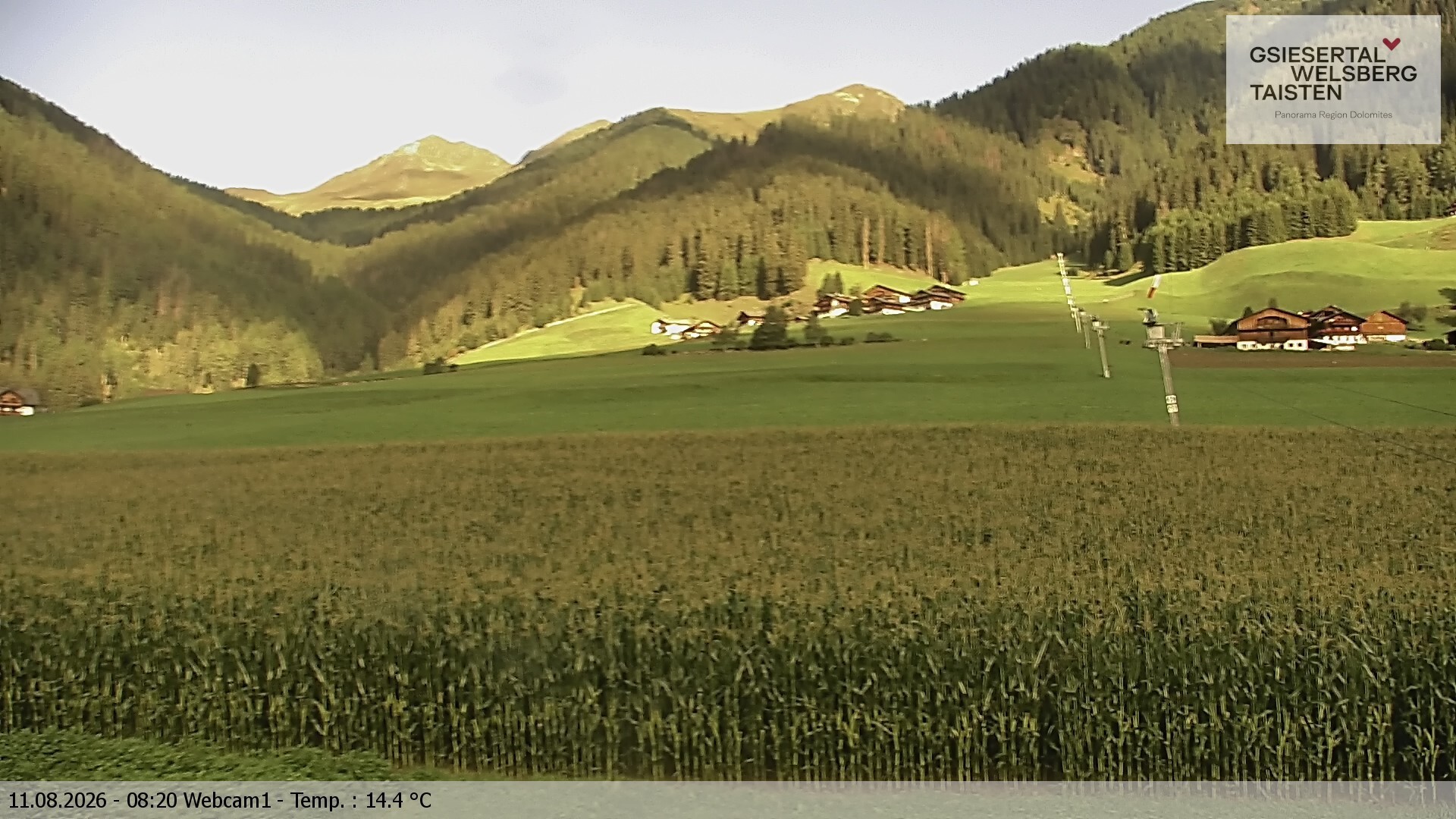 Archiv Foto Webcam Binter Höfe – St. Magdalena, Gsiesertal (Südtirol)