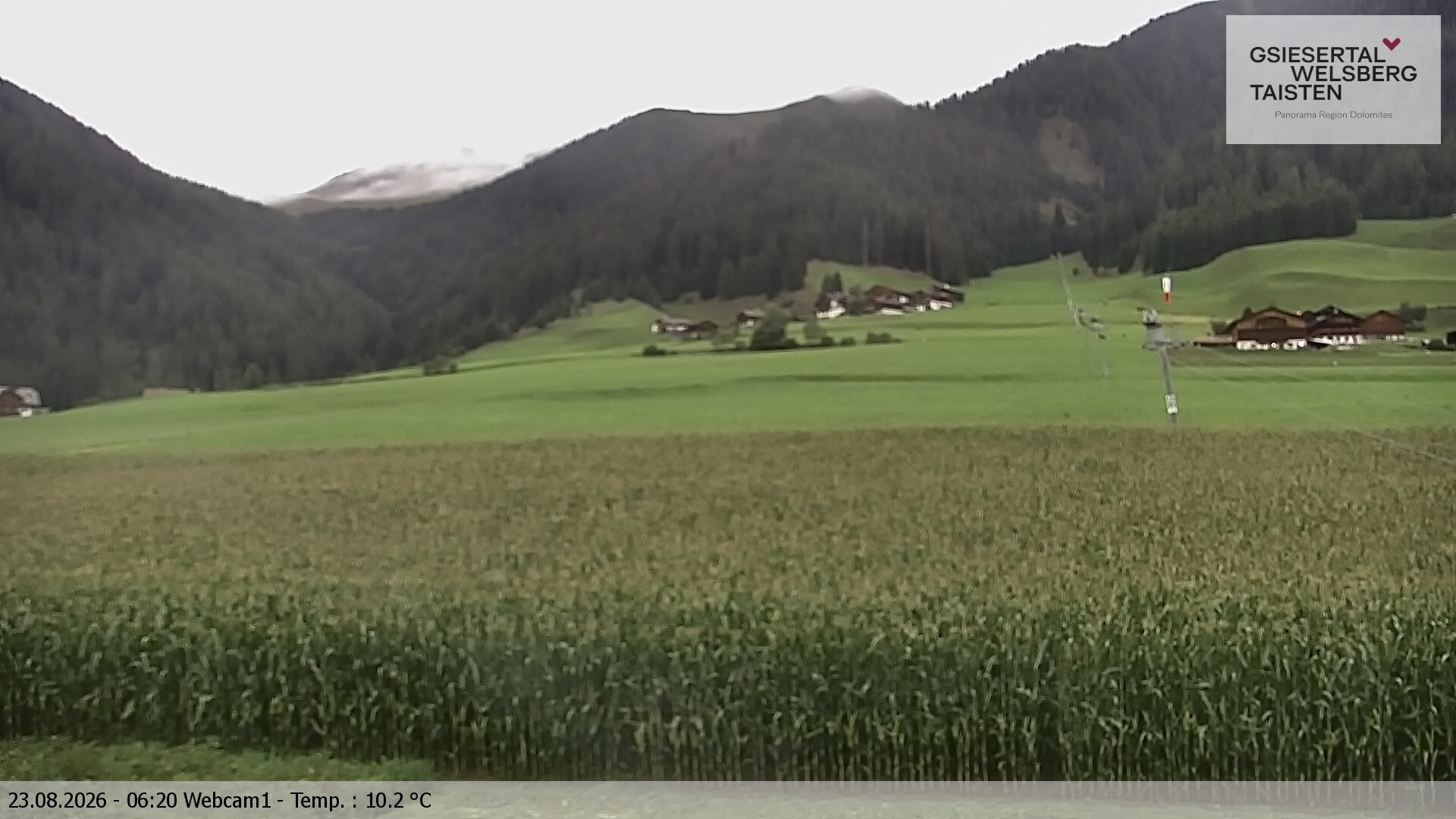 Archiv Foto Webcam Binter Höfe – St. Magdalena, Gsiesertal (Südtirol)