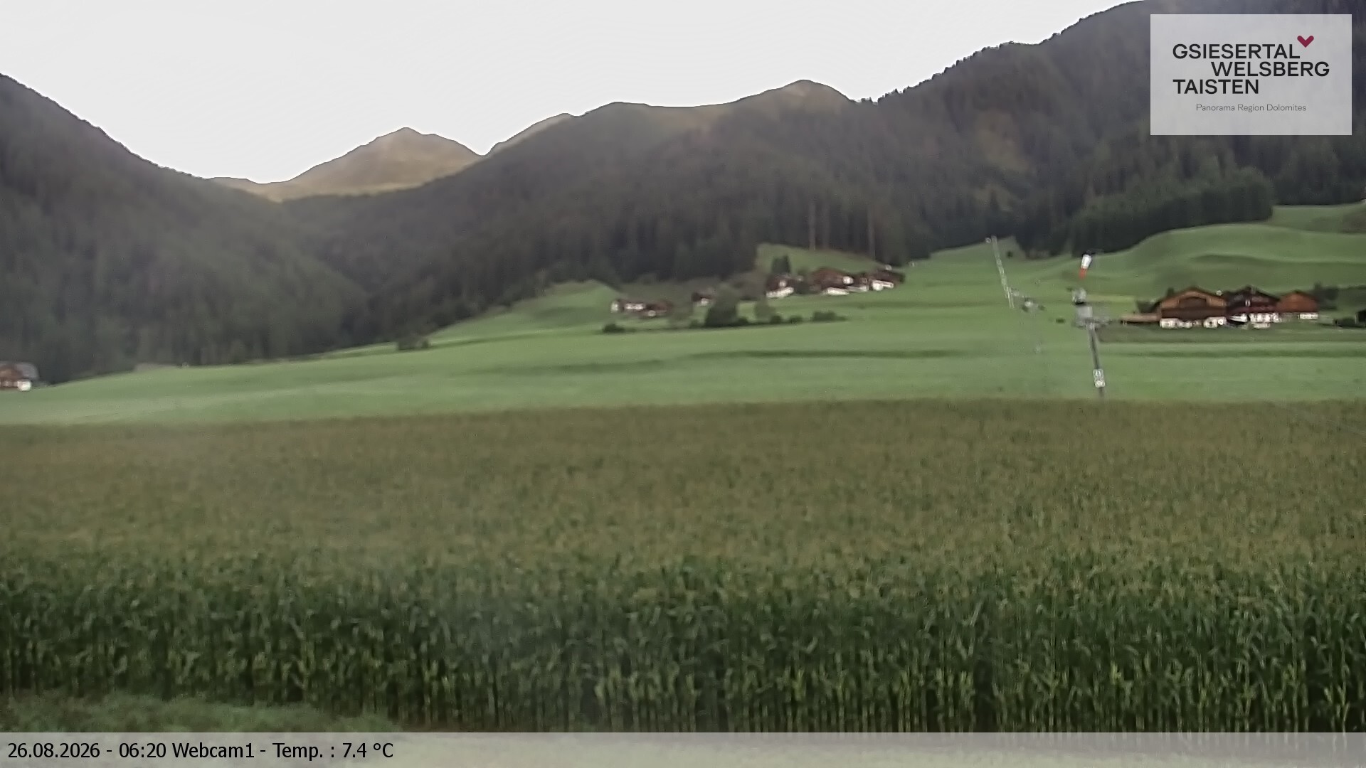 Archiv Foto Webcam Binter Höfe – St. Magdalena, Gsiesertal (Südtirol)