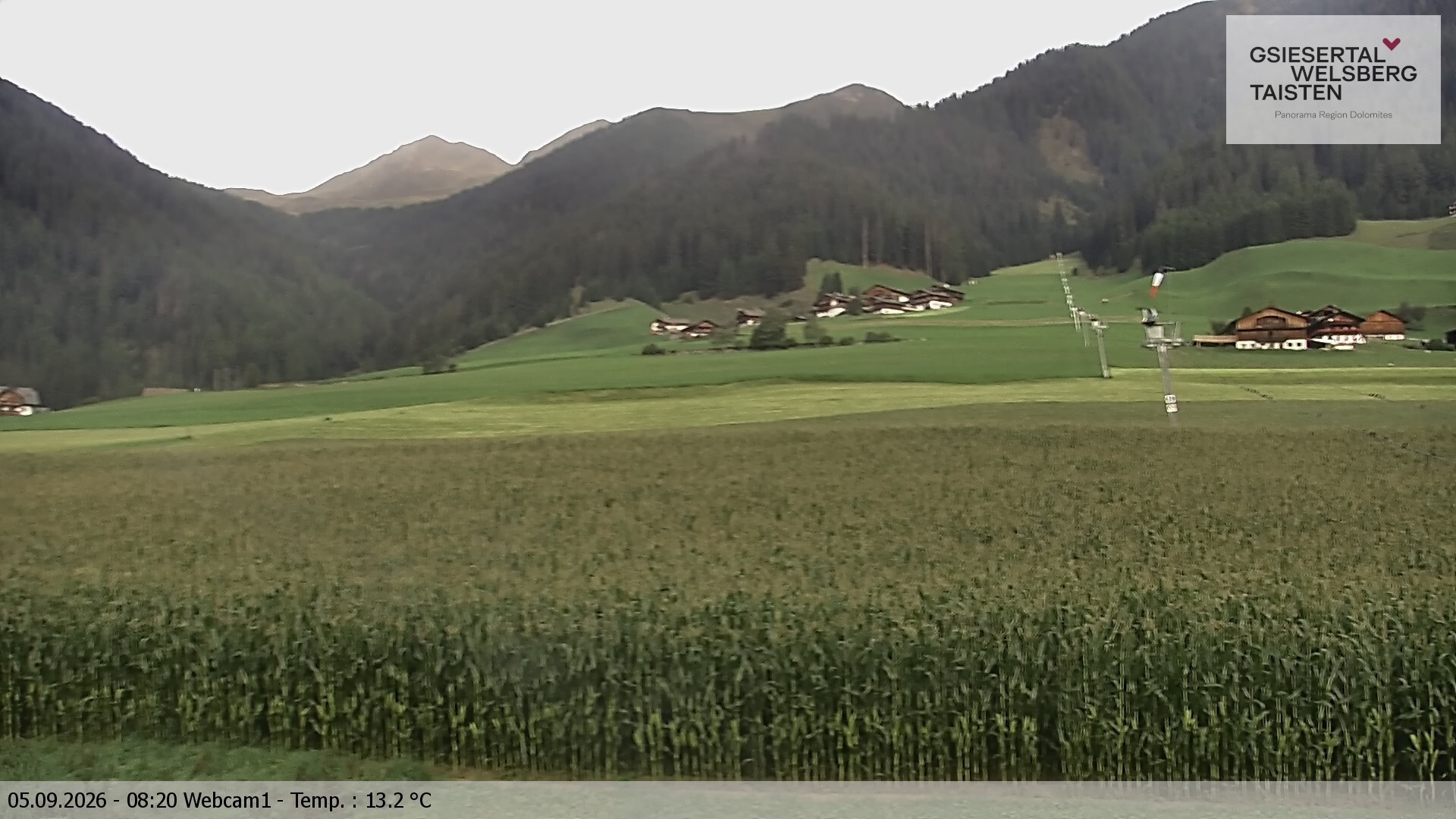 Archiv Foto Webcam Binter Höfe – St. Magdalena, Gsiesertal (Südtirol)