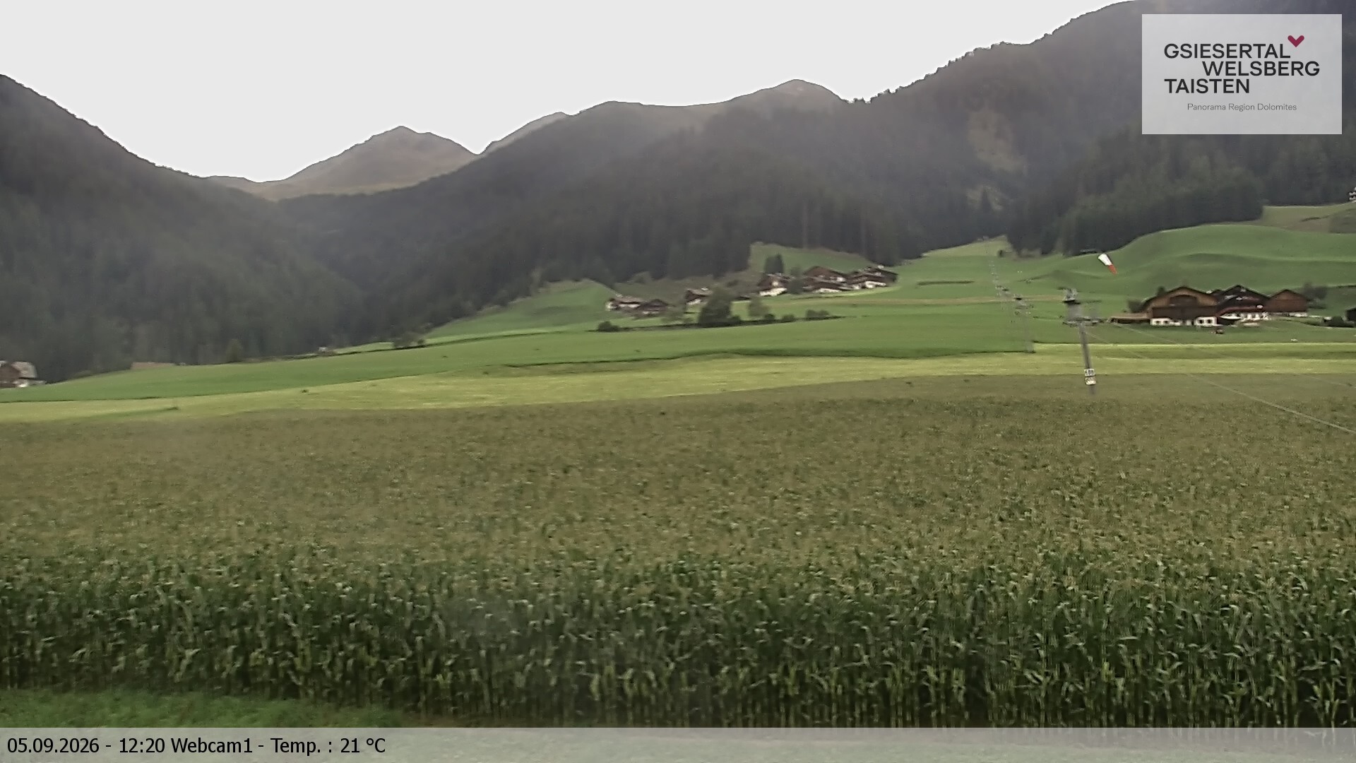 Archiv Foto Webcam Binter Höfe – St. Magdalena, Gsiesertal (Südtirol)