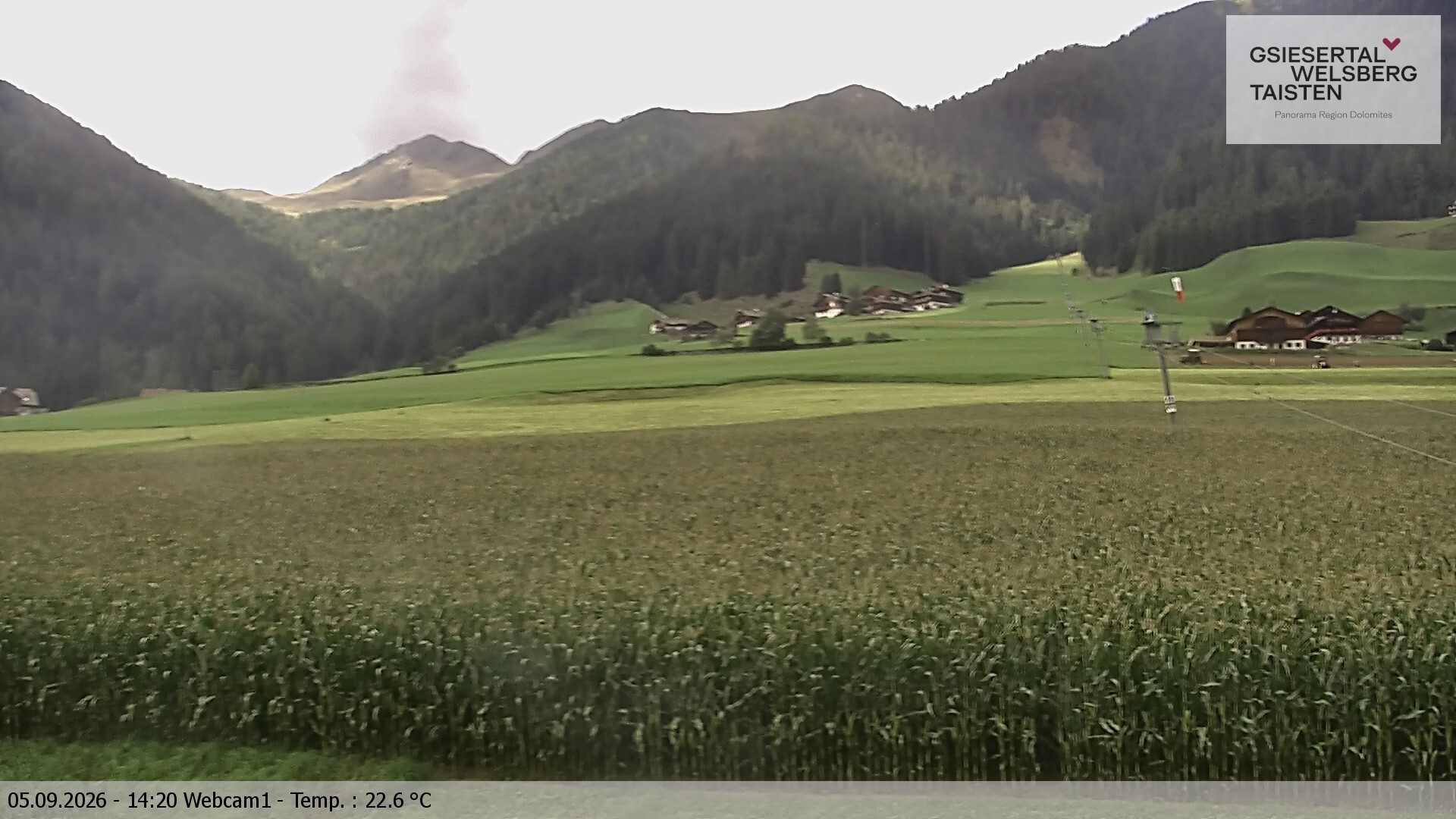 Archiv Foto Webcam Binter Höfe – St. Magdalena, Gsiesertal (Südtirol)