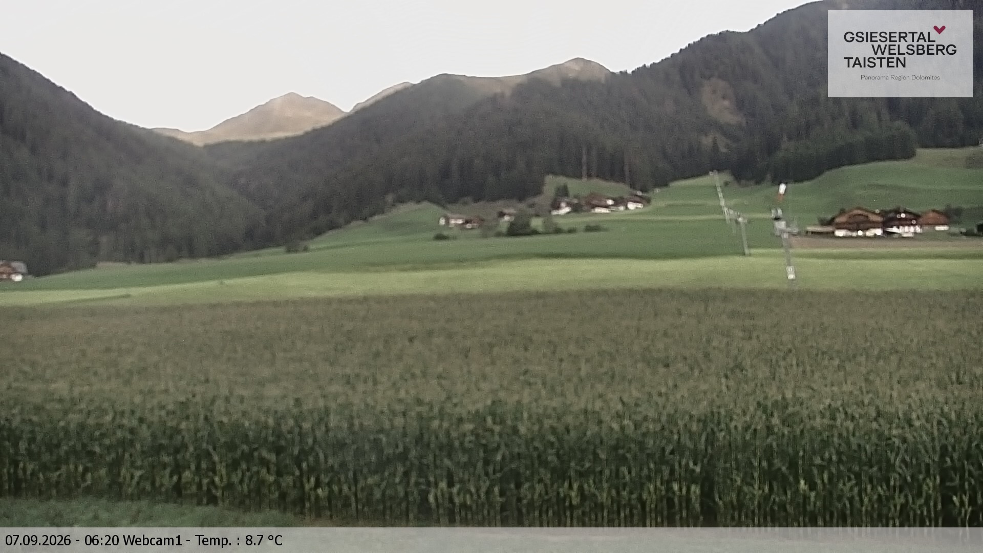Archiv Foto Webcam Binter Höfe – St. Magdalena, Gsiesertal (Südtirol)