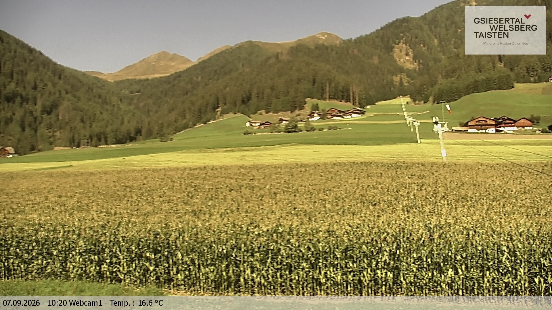 Archiv Foto Webcam Binter Höfe – St. Magdalena, Gsiesertal (Südtirol)