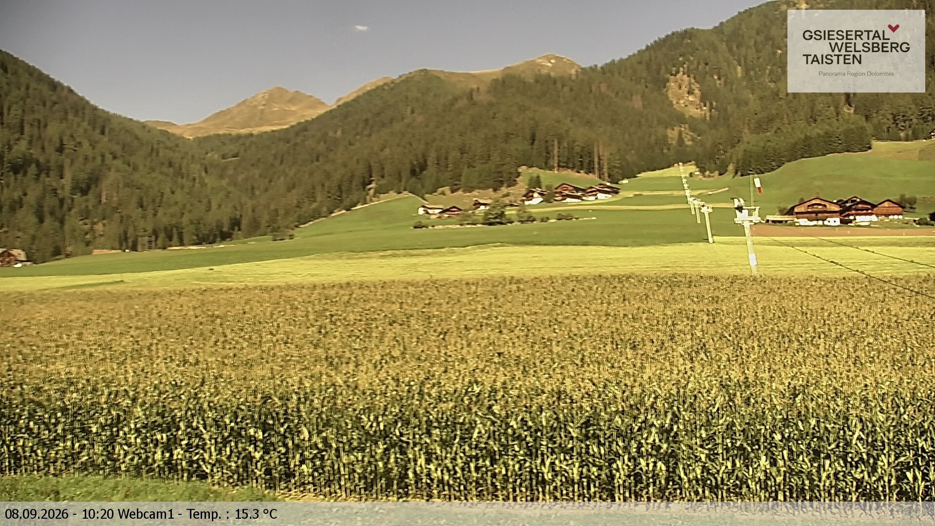 Archiv Foto Webcam Binter Höfe – St. Magdalena, Gsiesertal (Südtirol)