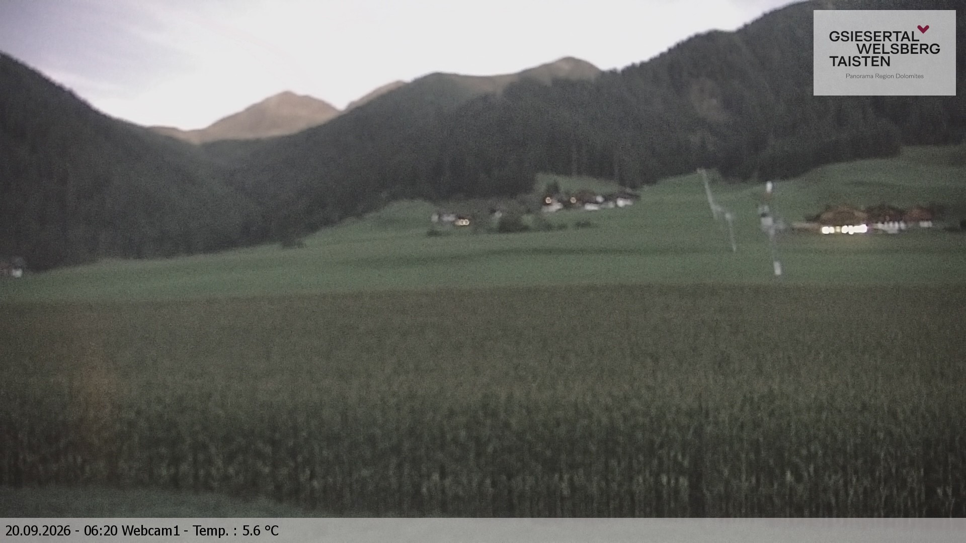 Archiv Foto Webcam Binter Höfe – St. Magdalena, Gsiesertal (Südtirol)