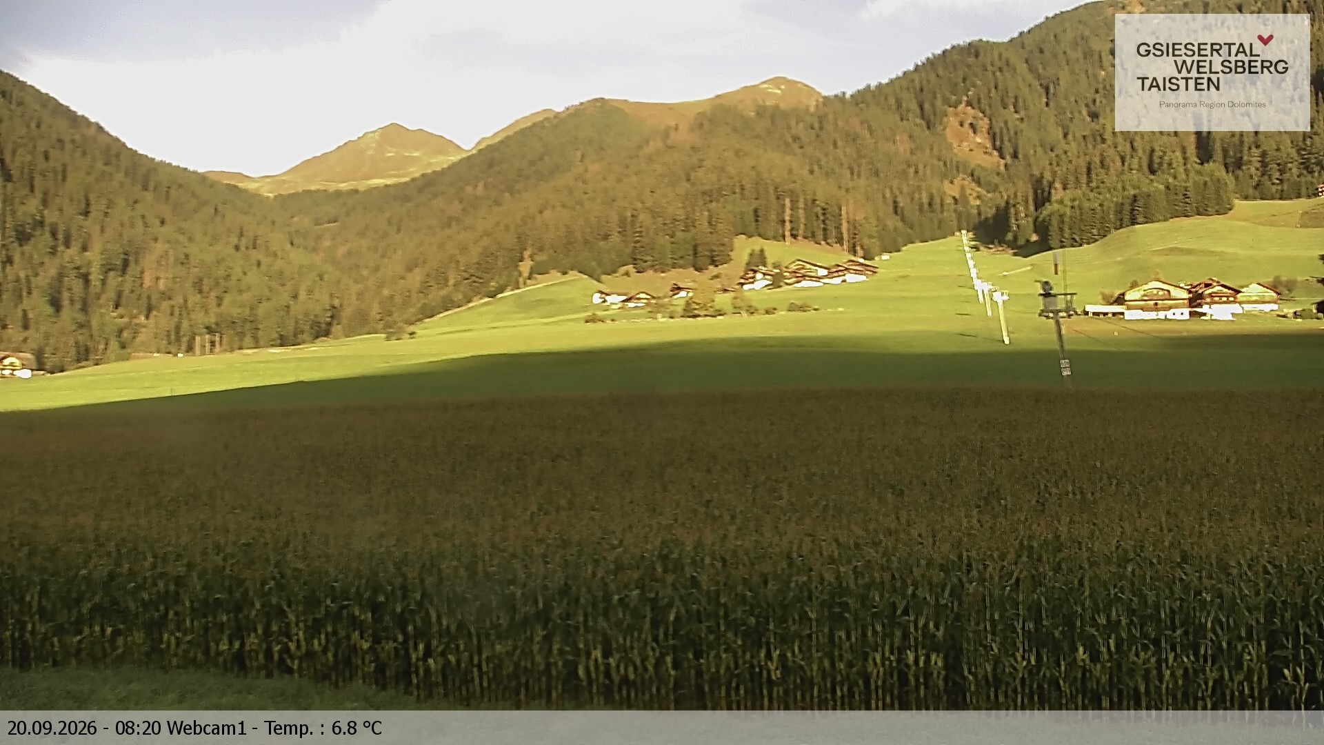 Archiv Foto Webcam Binter Höfe – St. Magdalena, Gsiesertal (Südtirol)