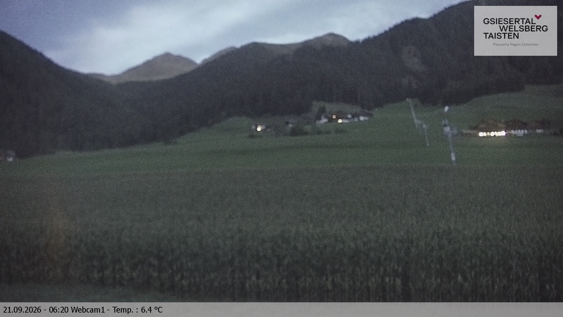 Archived image Webcam Binter – St. Magdalena, Gsiesertal (Südtirol)
