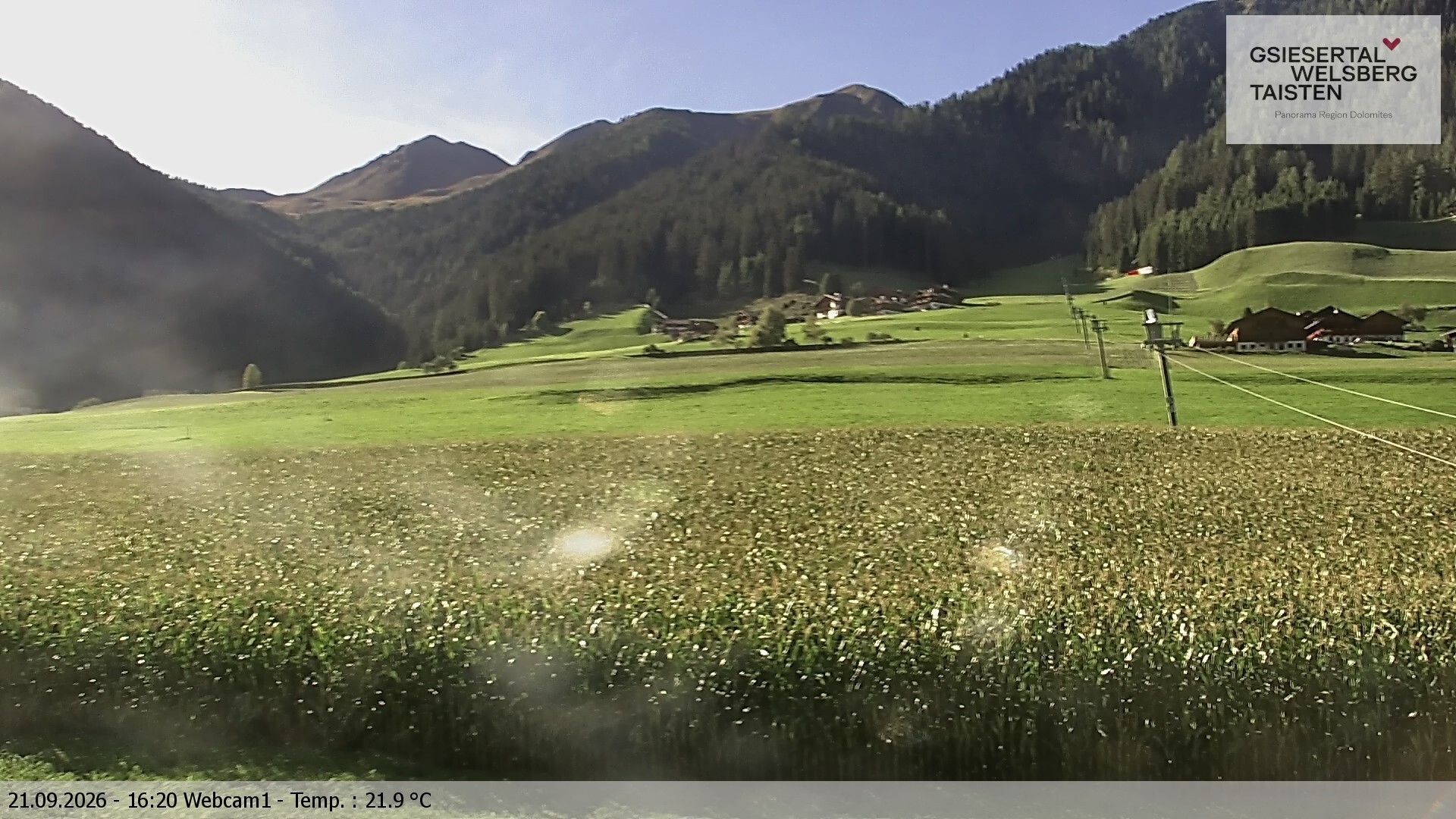 Archived image Webcam Binter – St. Magdalena, Gsiesertal (Südtirol)
