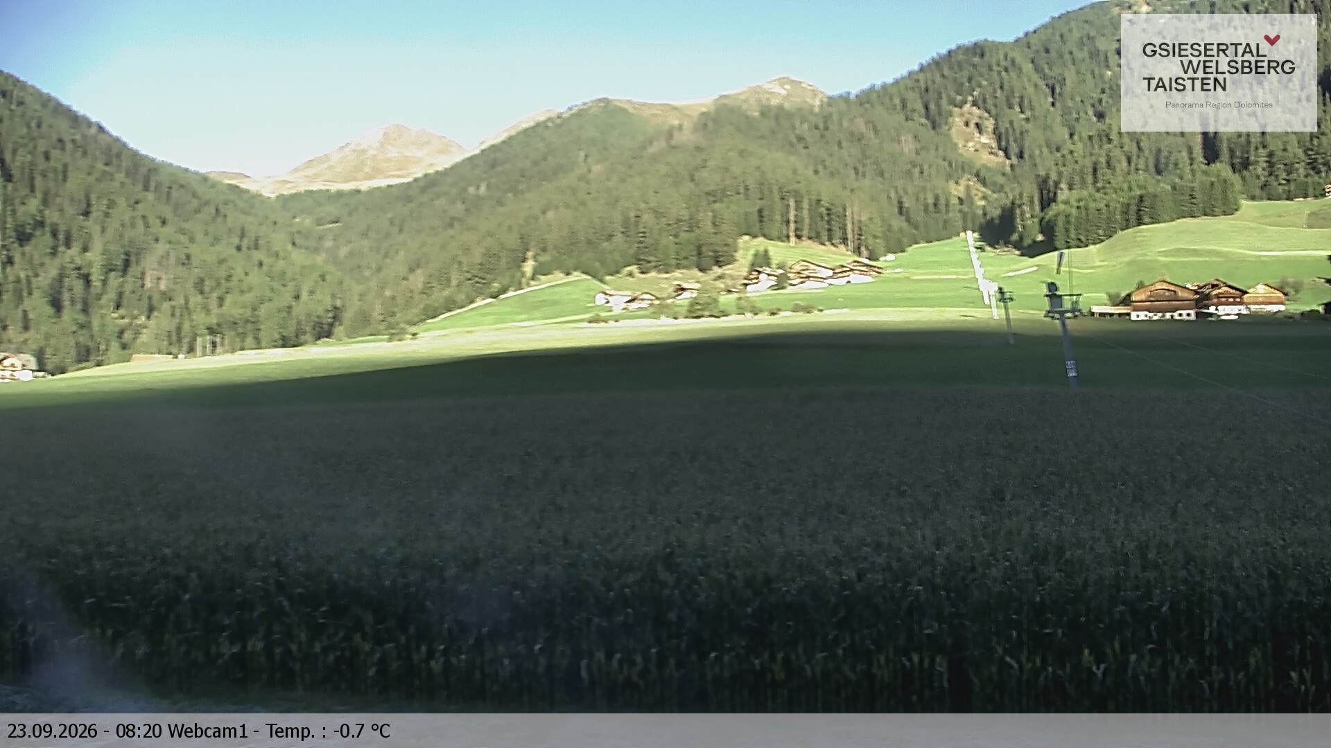 Archiv Foto Webcam Binter Höfe – St. Magdalena, Gsiesertal (Südtirol)