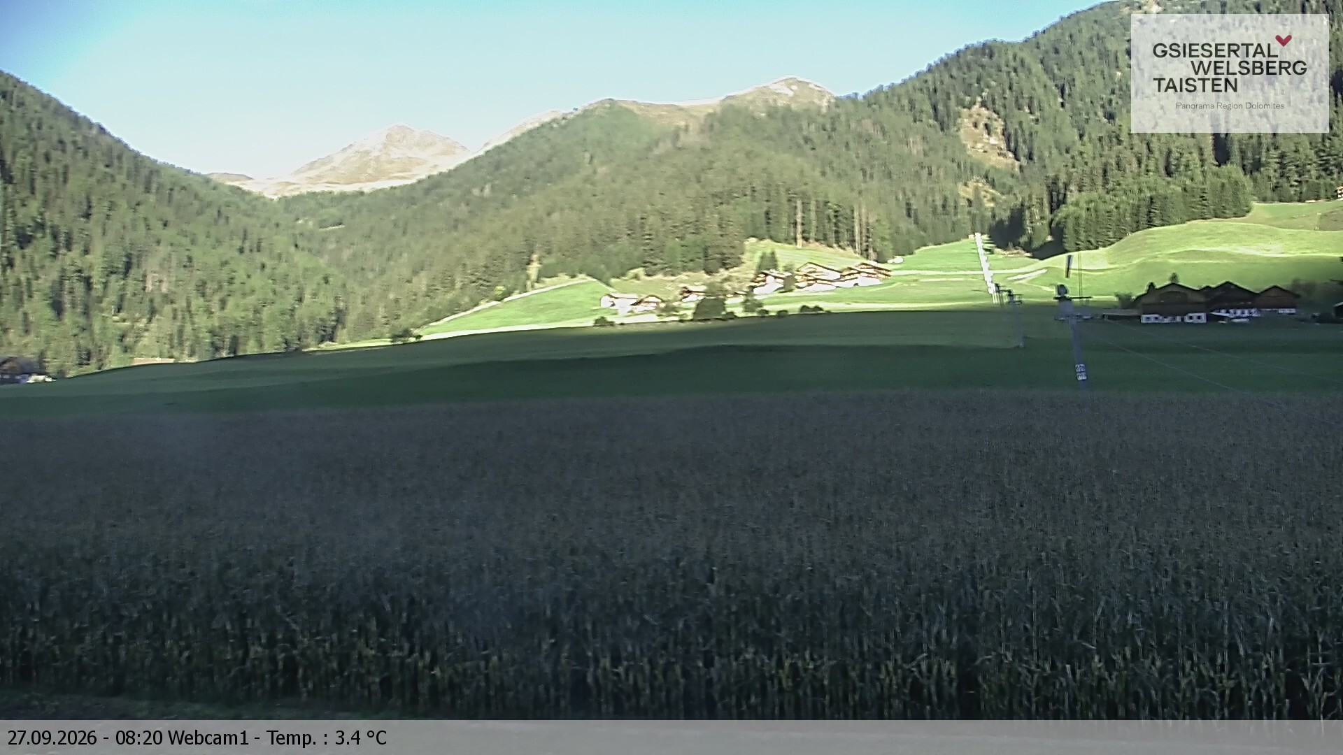 Archiv Foto Webcam Binter Höfe – St. Magdalena, Gsiesertal (Südtirol)