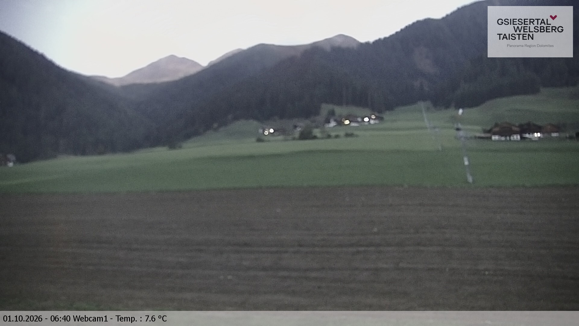 Archived image Webcam Binter – St. Magdalena, Gsiesertal (Südtirol)