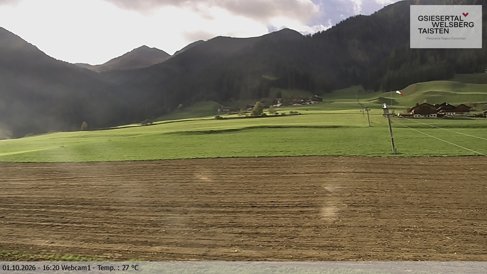 Archiv Foto Webcam Binter Höfe – St. Magdalena, Gsiesertal (Südtirol)