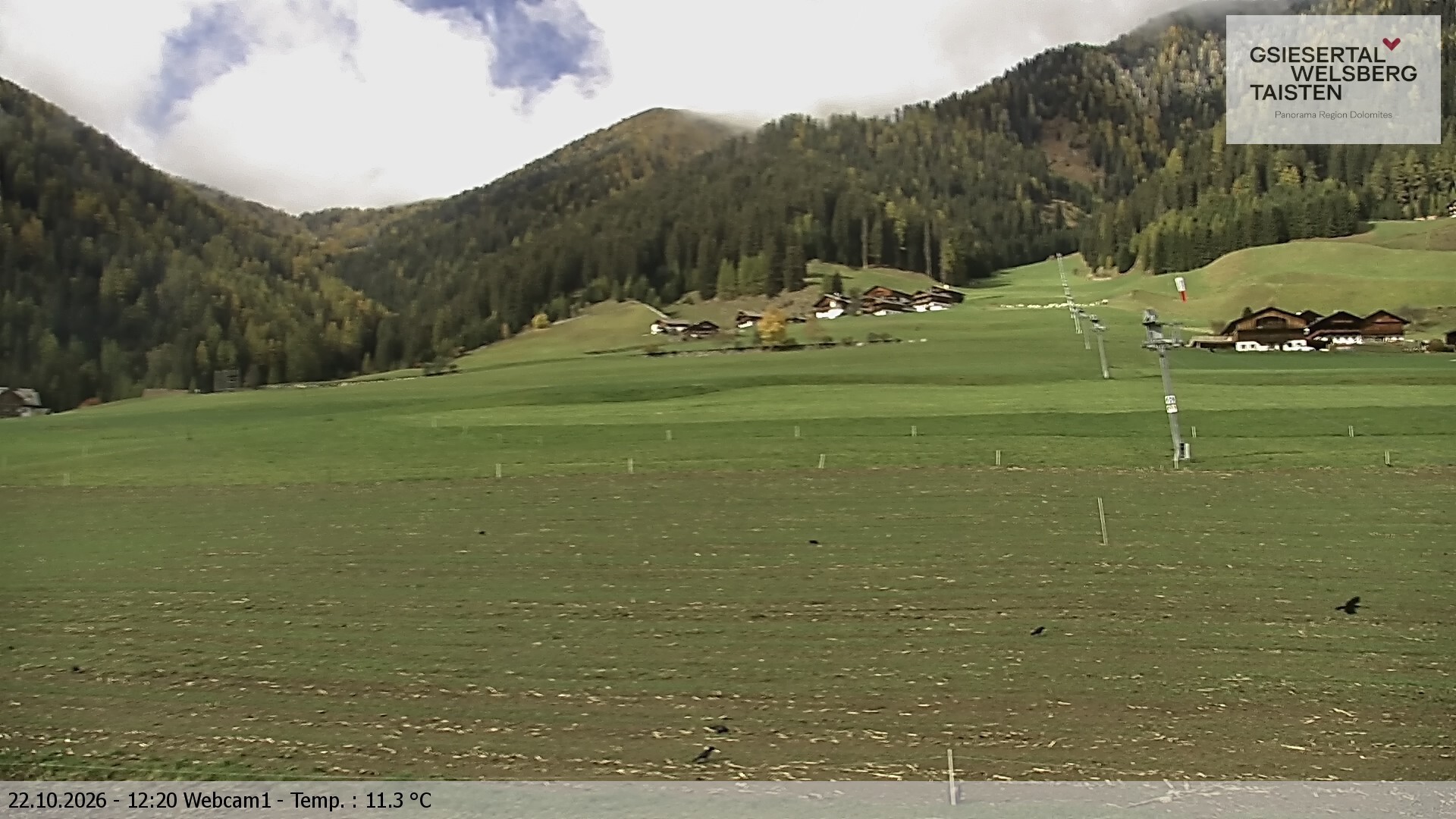Archiv Foto Webcam Binter Höfe – St. Magdalena, Gsiesertal (Südtirol)