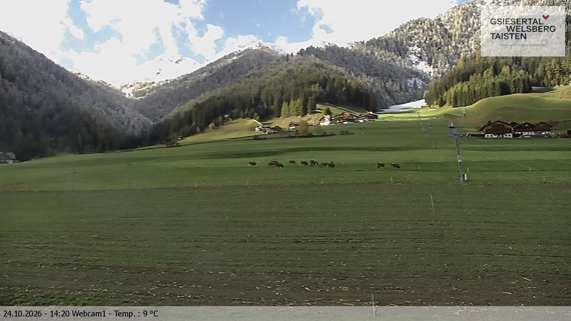 Archiv Foto Webcam Binter Höfe – St. Magdalena, Gsiesertal (Südtirol)