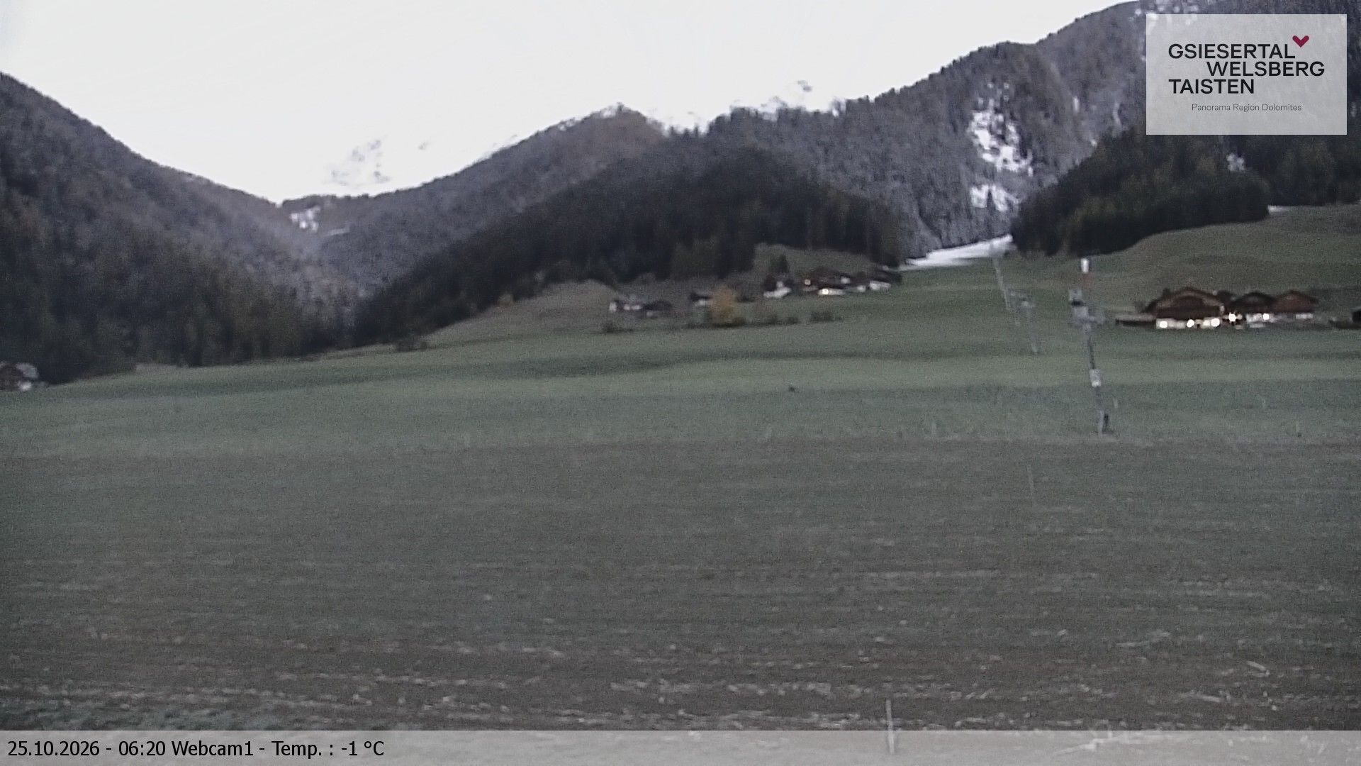 Archived image Webcam Binter – St. Magdalena, Gsiesertal (Südtirol)