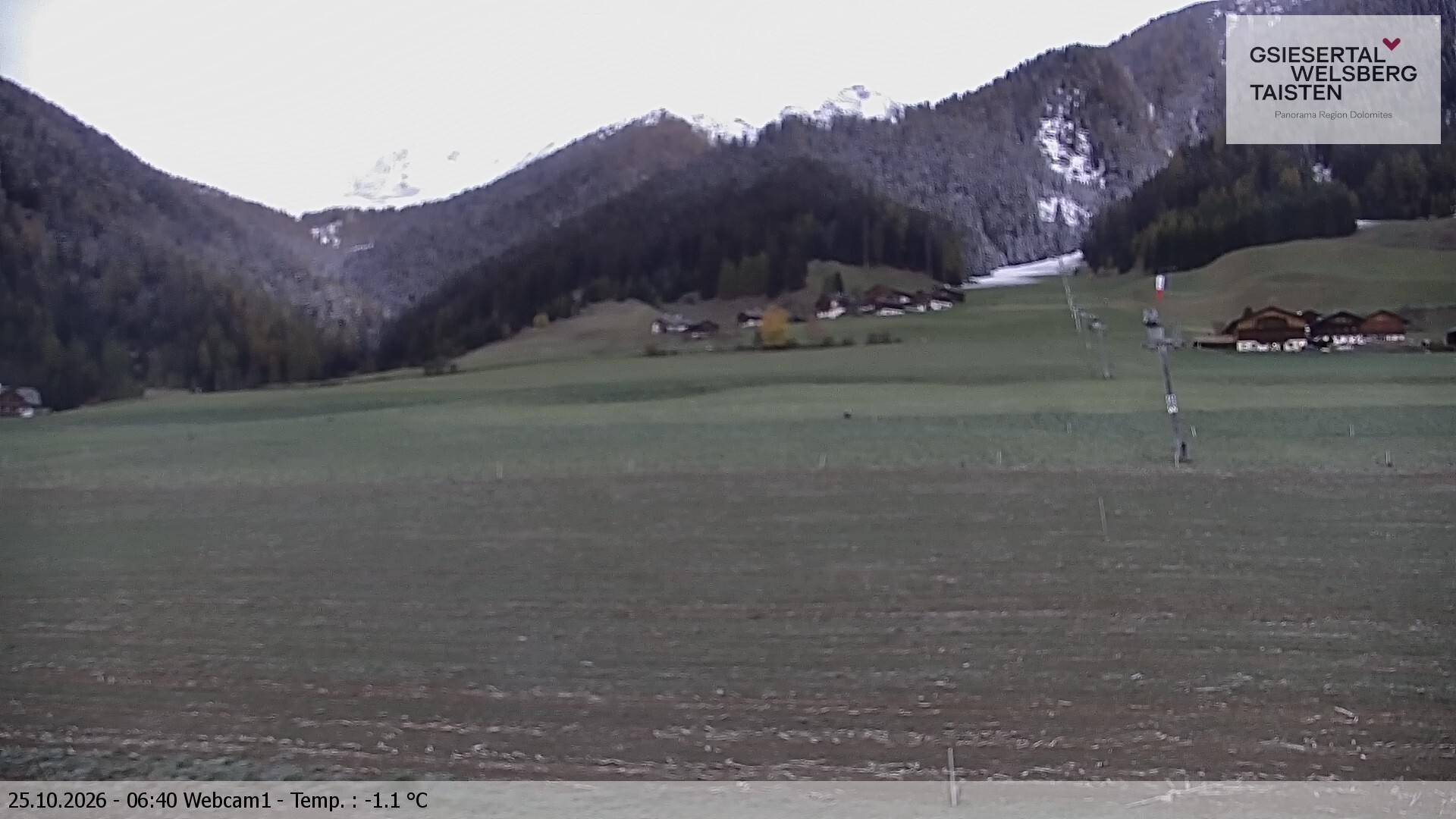 Archived image Webcam Binter – St. Magdalena, Gsiesertal (Südtirol)