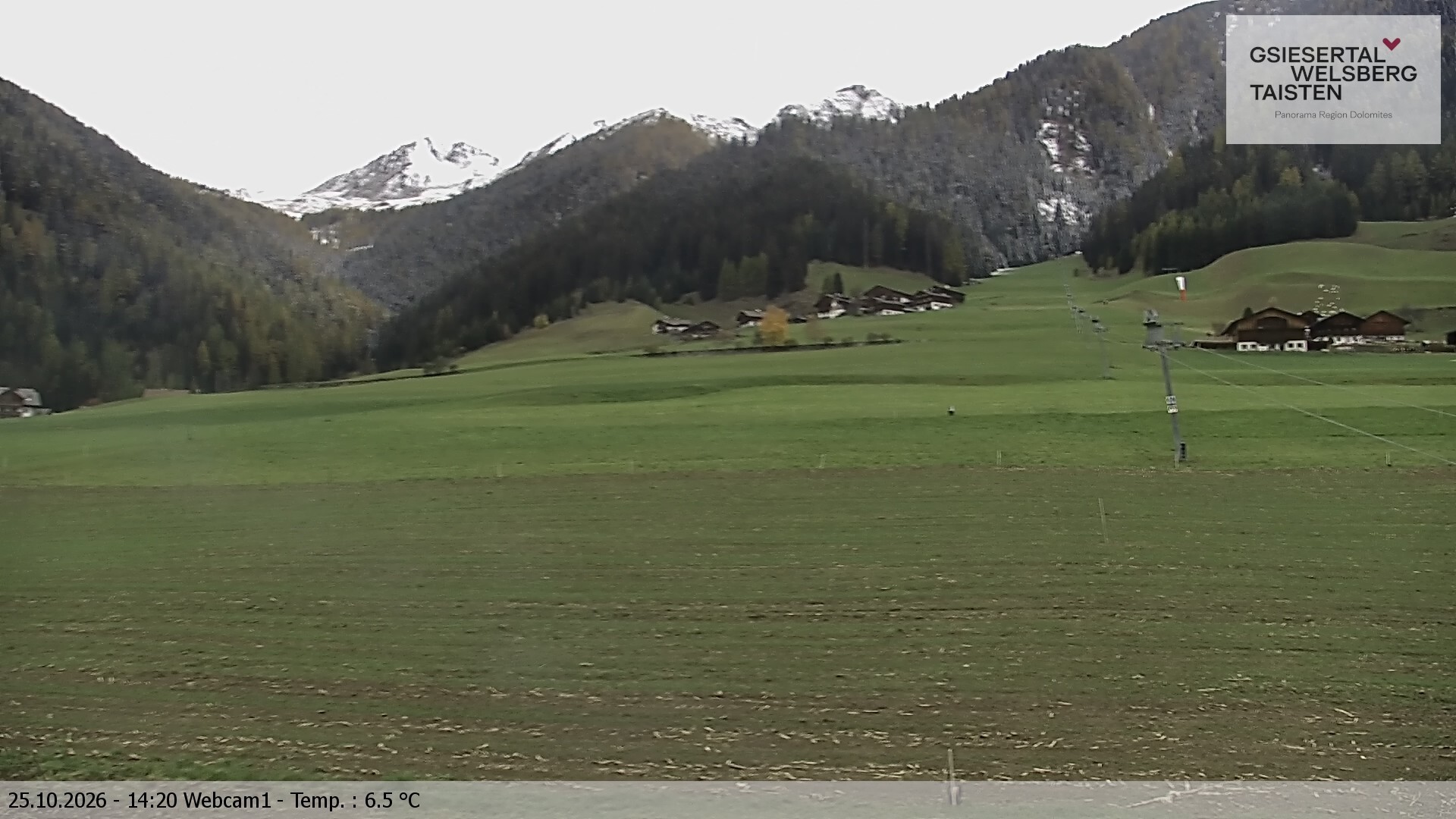 Archived image Webcam Binter – St. Magdalena, Gsiesertal (Südtirol)