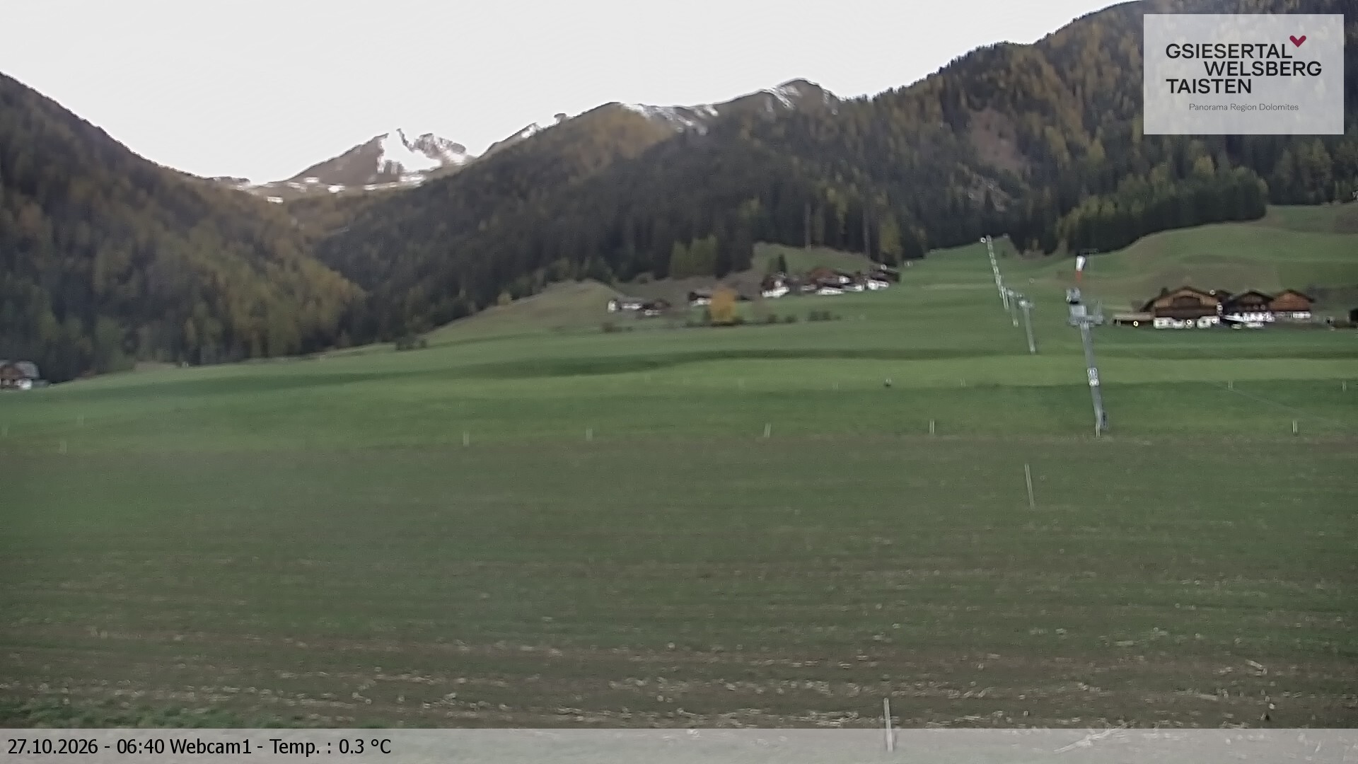 Archived image Webcam Binter – St. Magdalena, Gsiesertal (Südtirol)