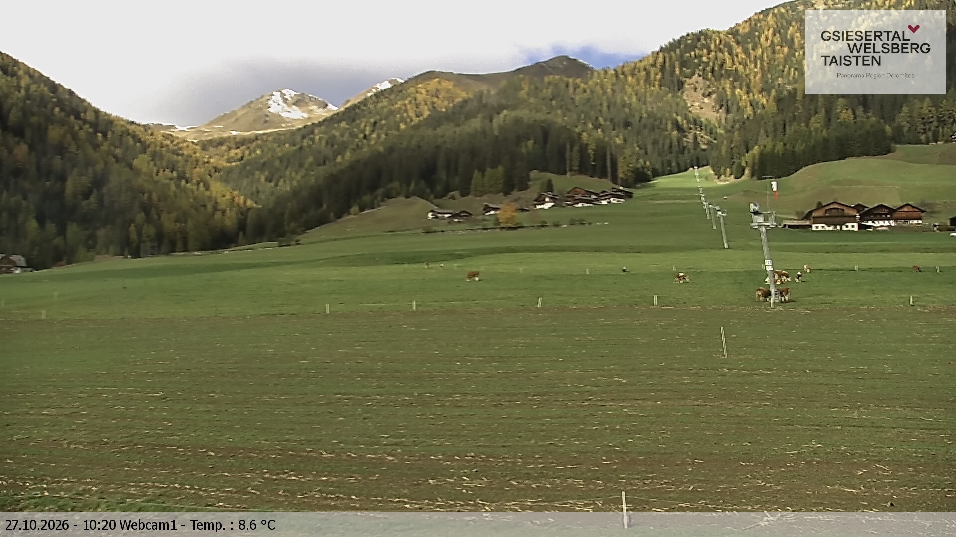 Archived image Webcam Binter – St. Magdalena, Gsiesertal (Südtirol)