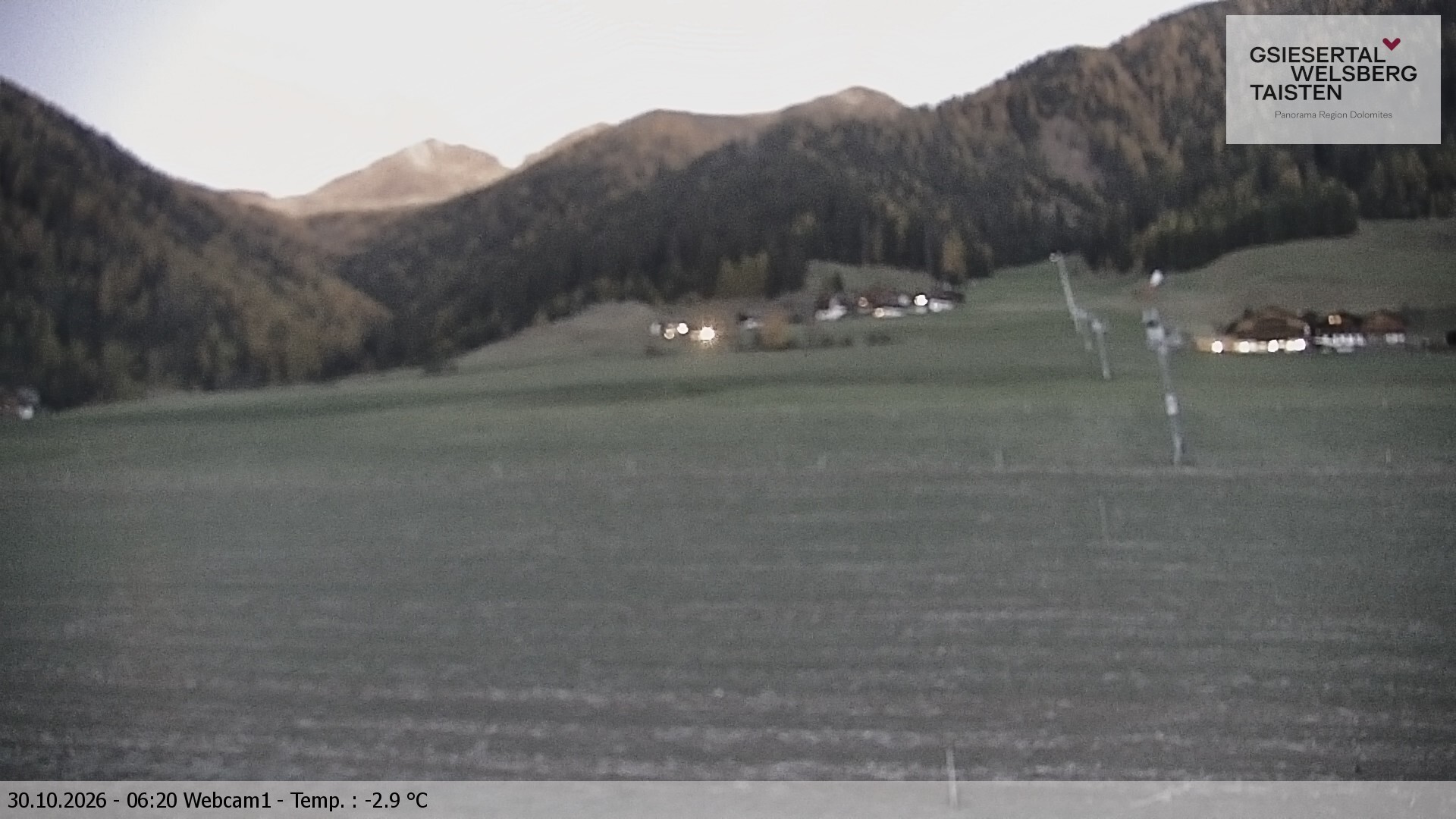 Archived image Webcam Binter – St. Magdalena, Gsiesertal (Südtirol)