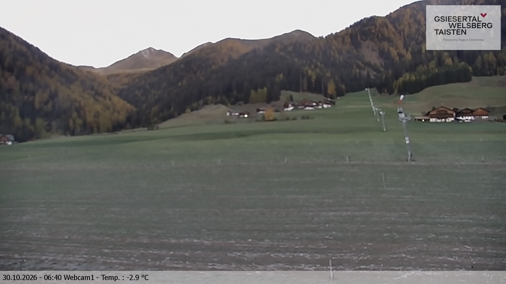 Archived image Webcam Binter – St. Magdalena, Gsiesertal (Südtirol)