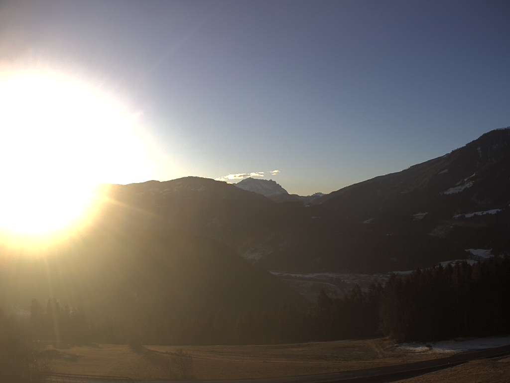 Archiv Foto Webcam Sicht vom Dorf Hofern auf Kiens im Pustertal