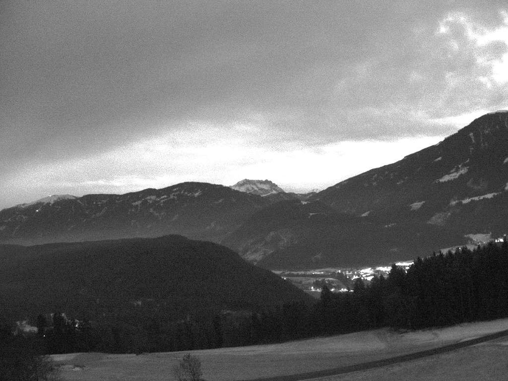 Archiv Foto Webcam Sicht vom Dorf Hofern auf Kiens im Pustertal