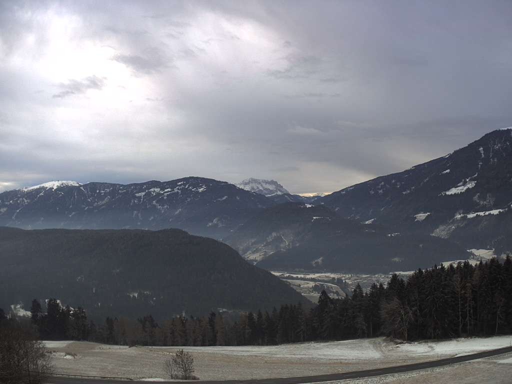 Archiv Foto Webcam Sicht vom Dorf Hofern auf Kiens im Pustertal
