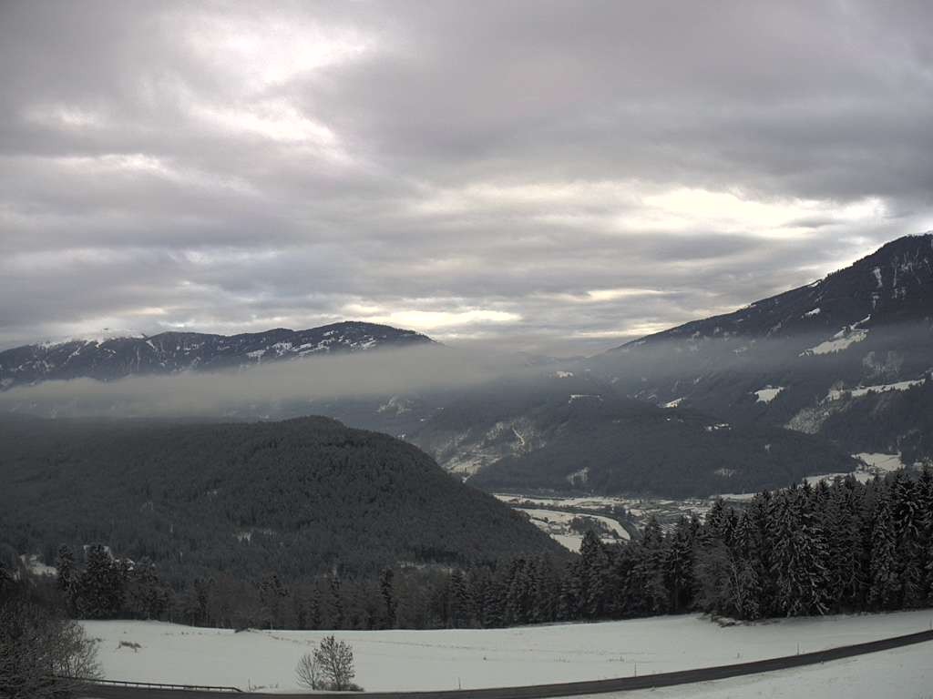 Archiv Foto Webcam Sicht vom Dorf Hofern auf Kiens im Pustertal