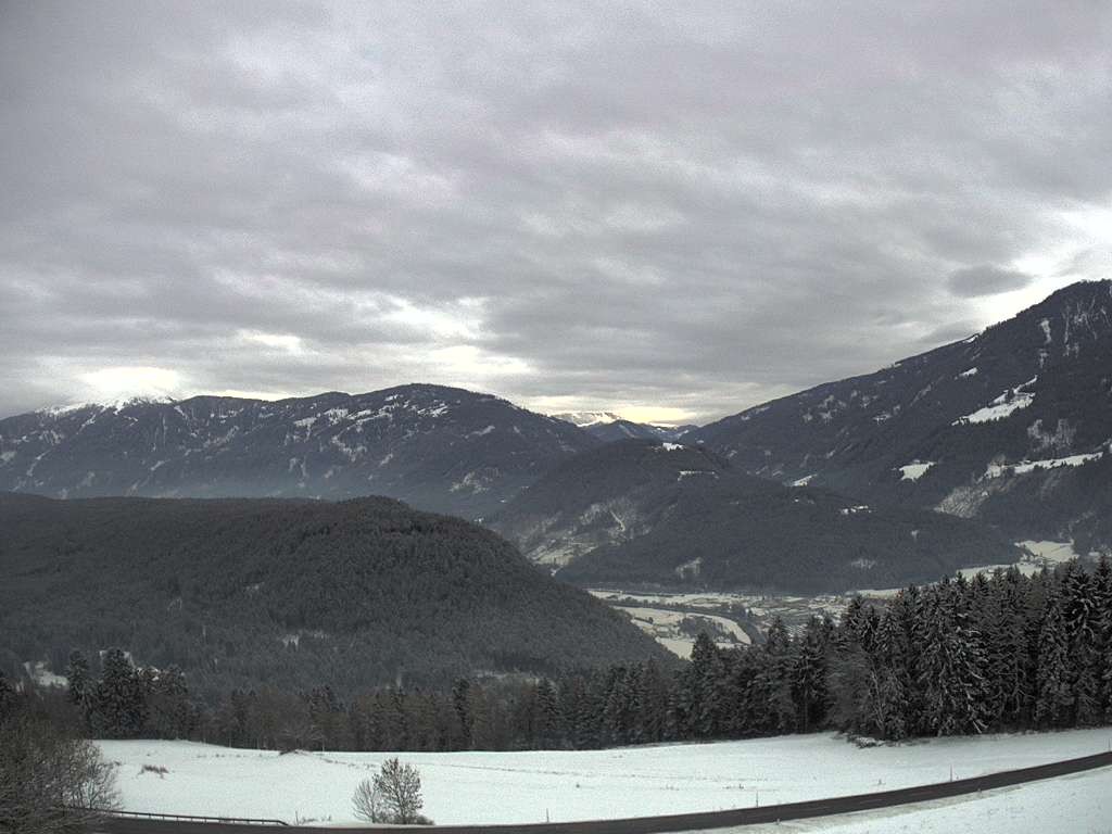 Archiv Foto Webcam Sicht vom Dorf Hofern auf Kiens im Pustertal
