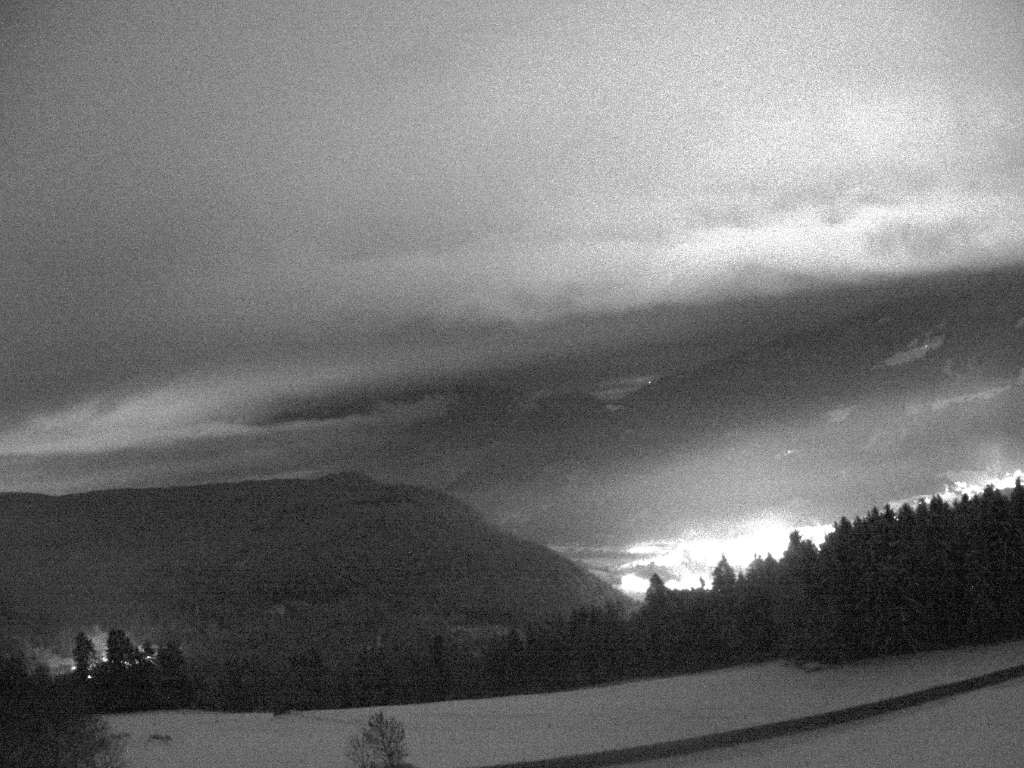 Archived image Webcam Outlook from Hofern towards Chienes, South Tyrol
