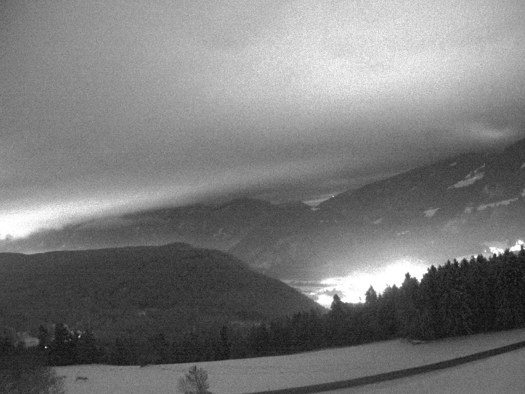 Archiv Foto Webcam Sicht vom Dorf Hofern auf Kiens im Pustertal