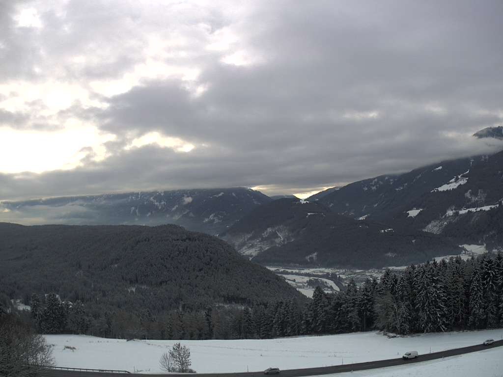 Archiv Foto Webcam Sicht vom Dorf Hofern auf Kiens im Pustertal